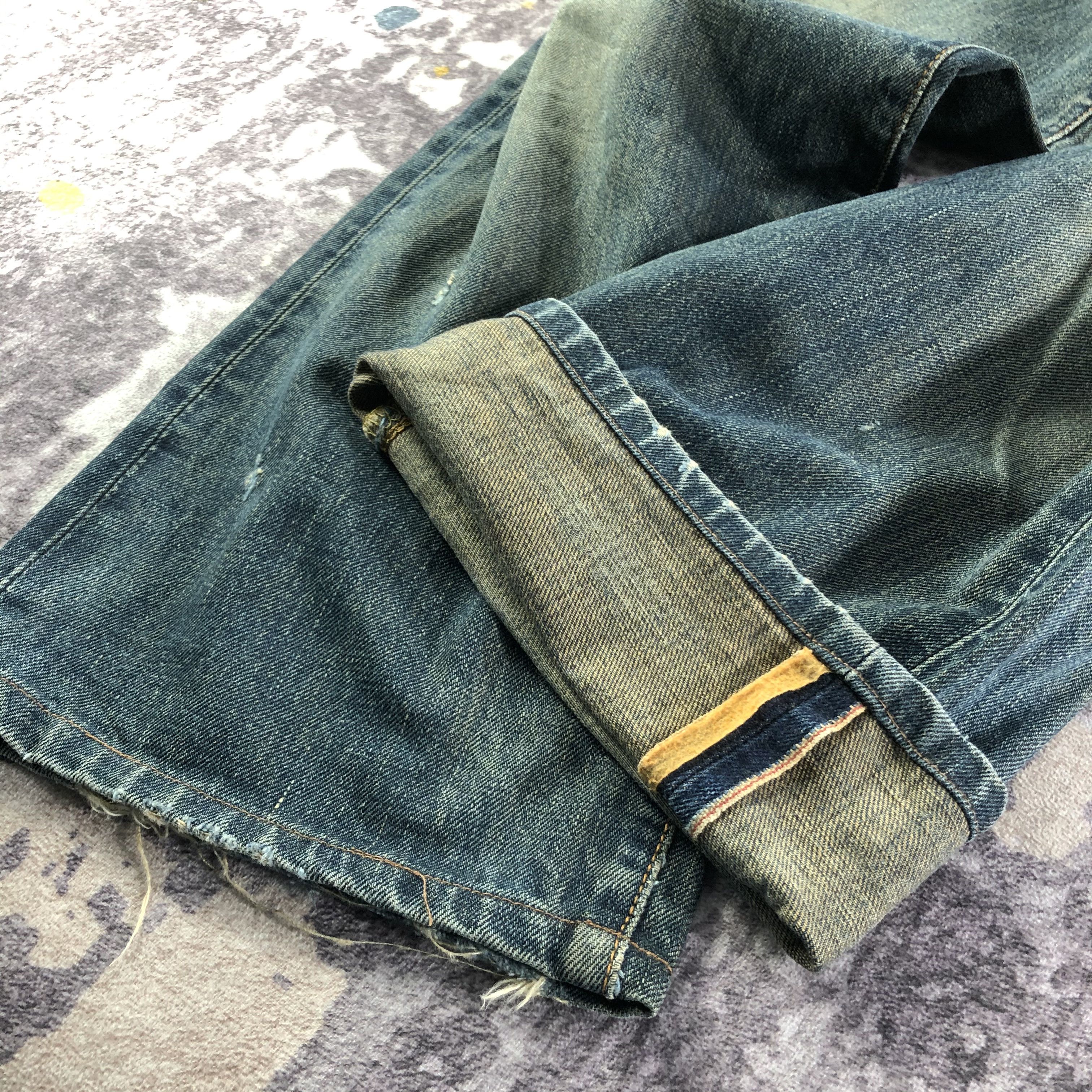 Edwin Vintage Blue Wash Edwin 505 Selvedge Jeans-JM3652 Size US 29 - 6 Thumbnail