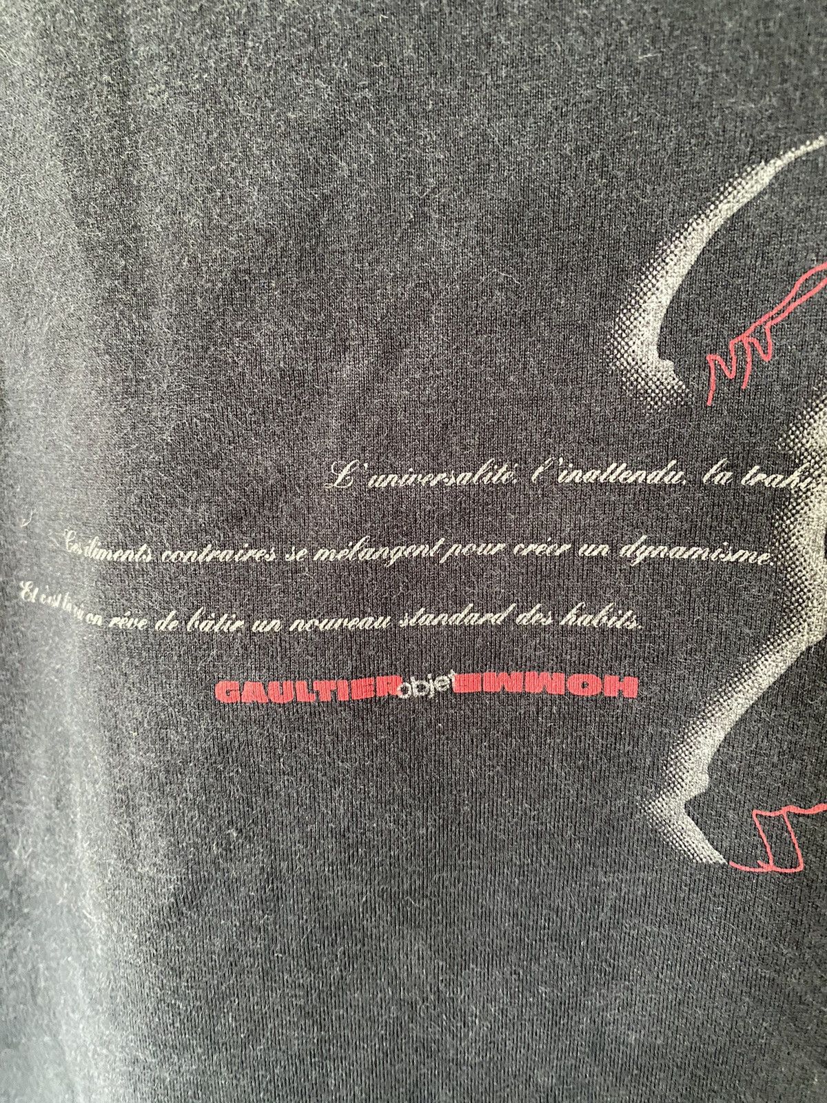 Jean Paul Gaultier 1990s GAULTIER Poem tee Size US S / EU 44-46 / 1 - 5 Thumbnail