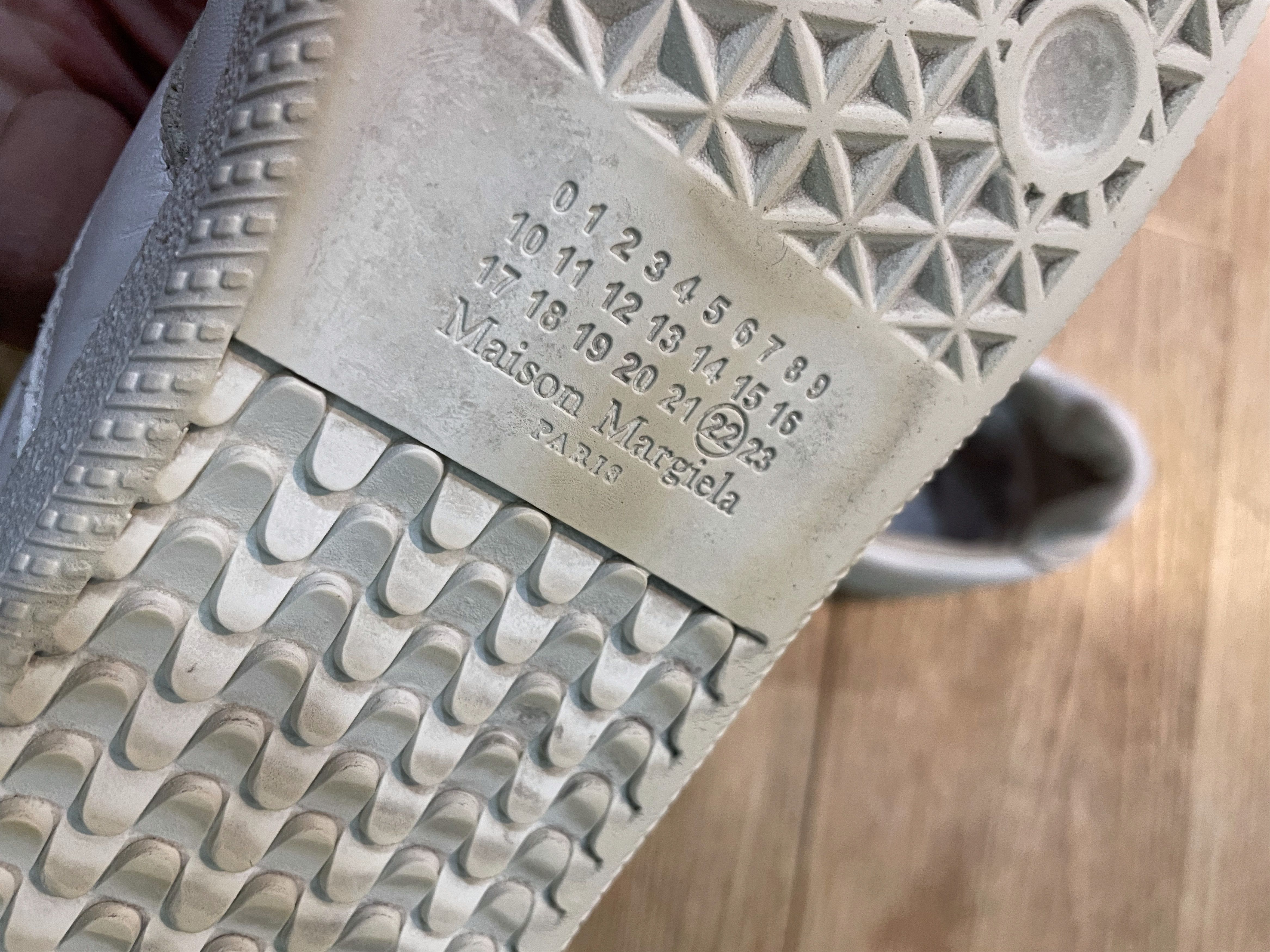 Maison Margiela Maison Margiela GATs Reploca Paint Splatter Fluorescnt SS18 Size US 12 / EU 45 - 15 Thumbnail