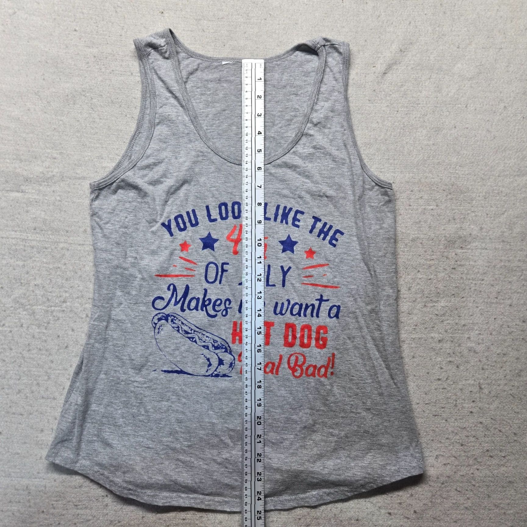 Vintage VINTAGE You Look Like 4th Of July Makes Me Want A Hot Dog Real Bad Men's T-Shirt Size US L / EU 52-54 / 3 - 5 Thumbnail