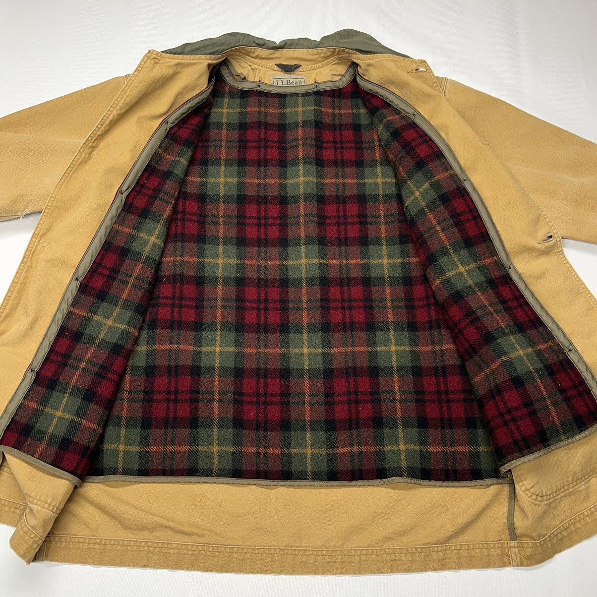 L.L. Bean × Vintage LL Bean Coat Brown Chore Barn Jacket Flannel Lined Canvas Size US XL / EU 56 / 4 - 13 Thumbnail