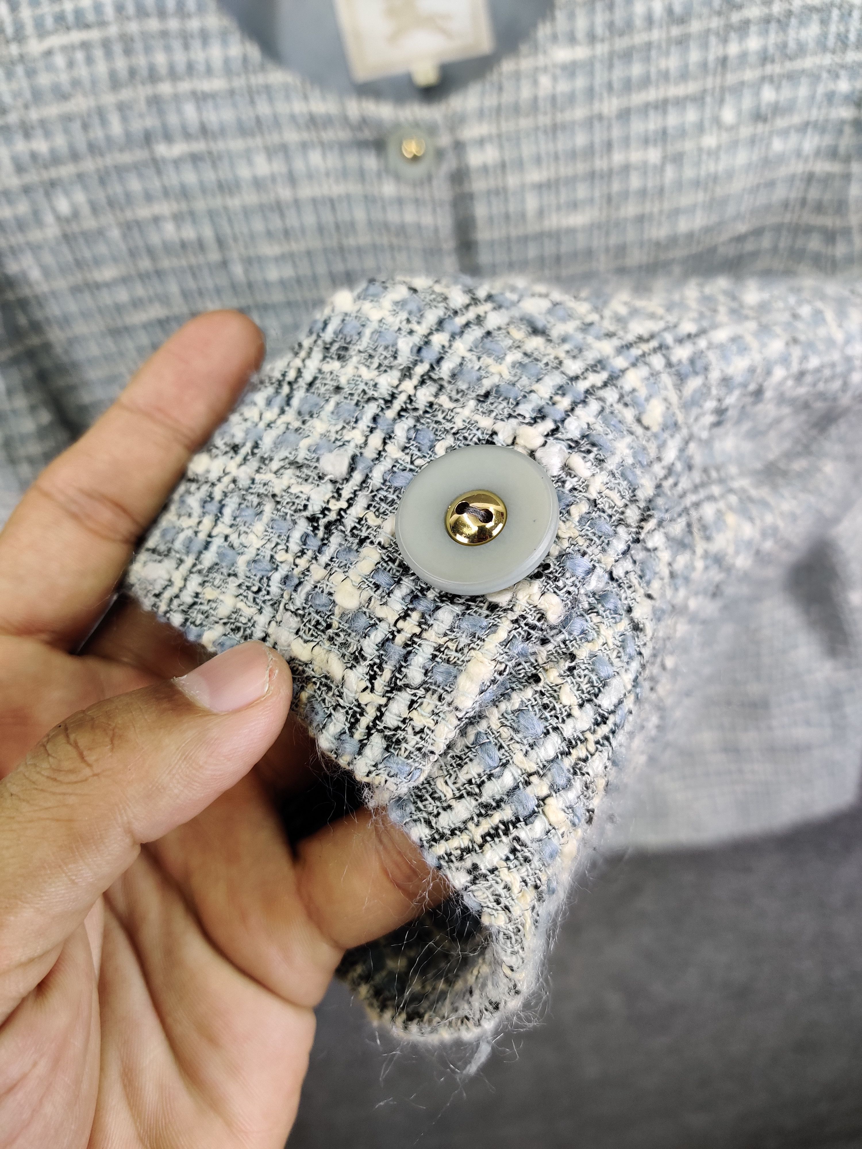 Burberry Vintage Burberrys Wool Tweed Button Jacket Size US M / EU 48-50 / 2 - 11 Thumbnail