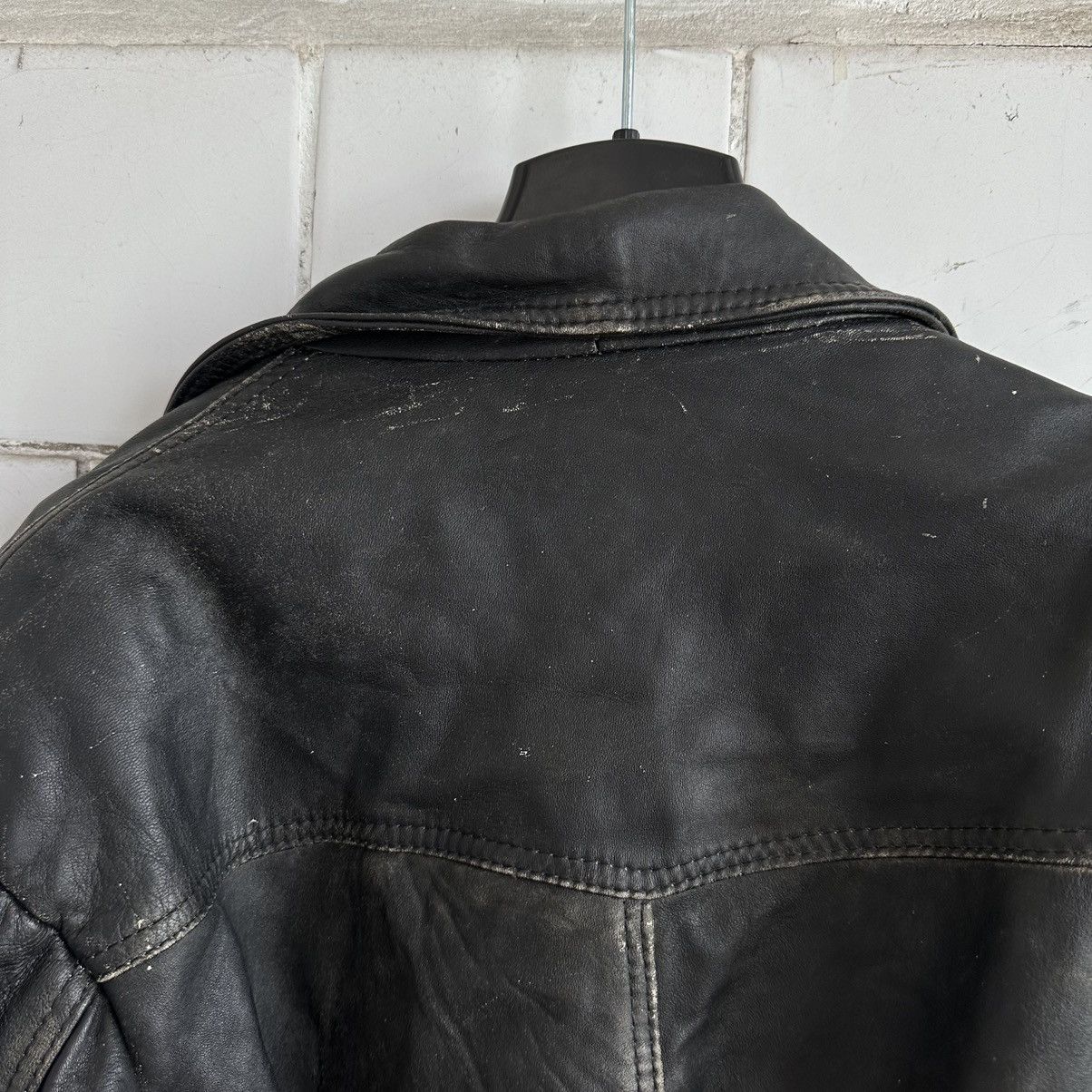 Japanese Brand × Vintage Vintage Japanese Style Moto Leather Jacket Style USA Y2K 90s Size XL / US 12-14 / IT 48-50 - 10 Thumbnail