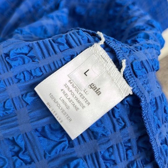 Cult Gaia Cult Gaia Caspara Popcorn Midi Slit Skirt Persian Blue Size 34" / US 12 / IT 48 - 10 Thumbnail