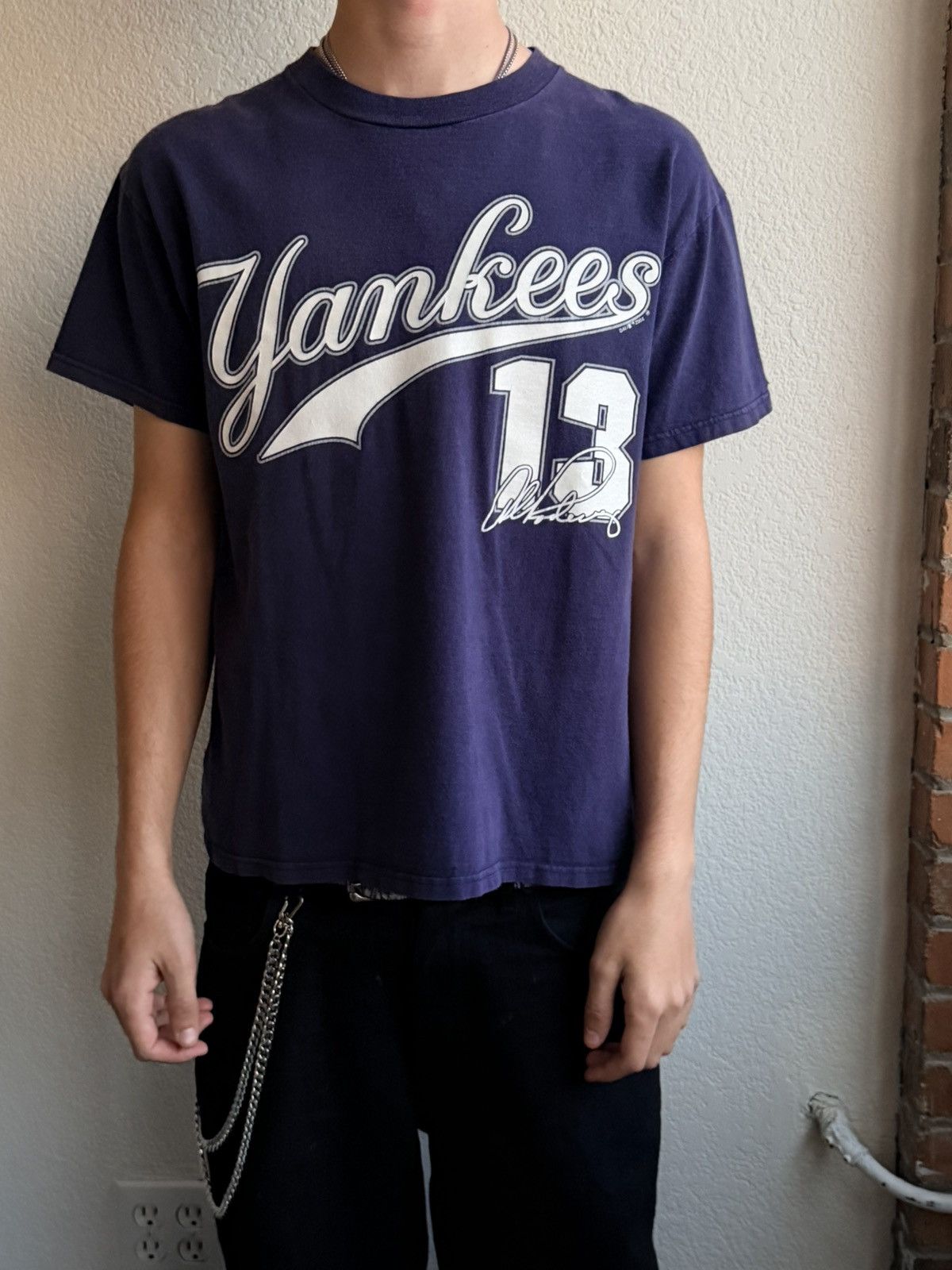 Vintage Vintage Yankees #13 T Shirt Size US M / EU 48-50 / 2 - 2 Thumbnail