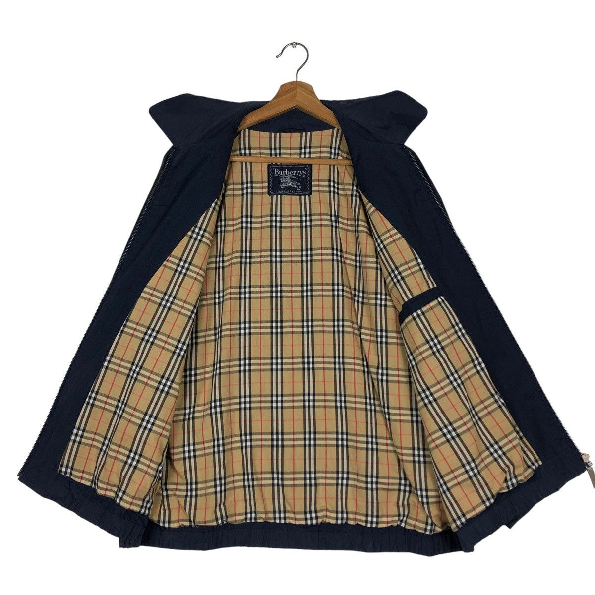 Burberry 🔥VINTAGE BOMBER JACKET BURBERRYS MADE IN ENGLAND NOVA CHECK Size US M / EU 48-50 / 2 - 13 Thumbnail