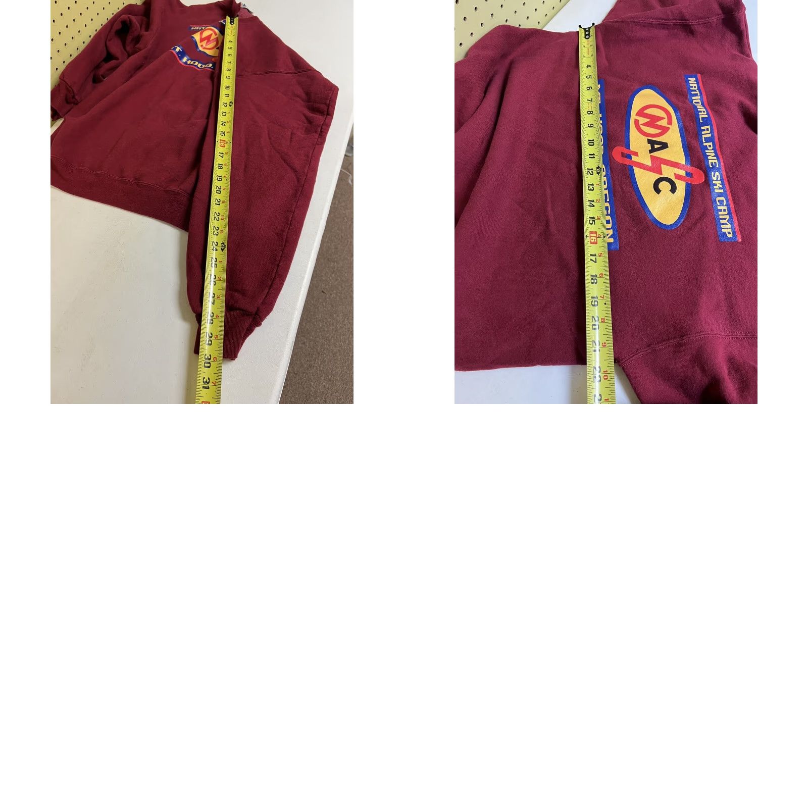 Vintage VINTAGE National Alpine Ski Camp Mt. Hood Oregon Sweatshirt Red Crew Neck Medium Ladies? Unsure Size US M / EU 48-50 / 2 - 8 Thumbnail
