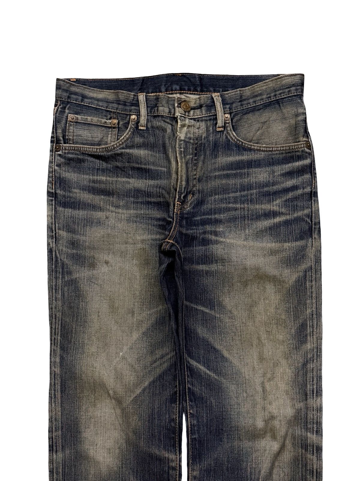 Edwin Vintage Edwin 502 Made In Japan | Vintage Mud Wash Denim W35 Size US 35 - 4 Thumbnail