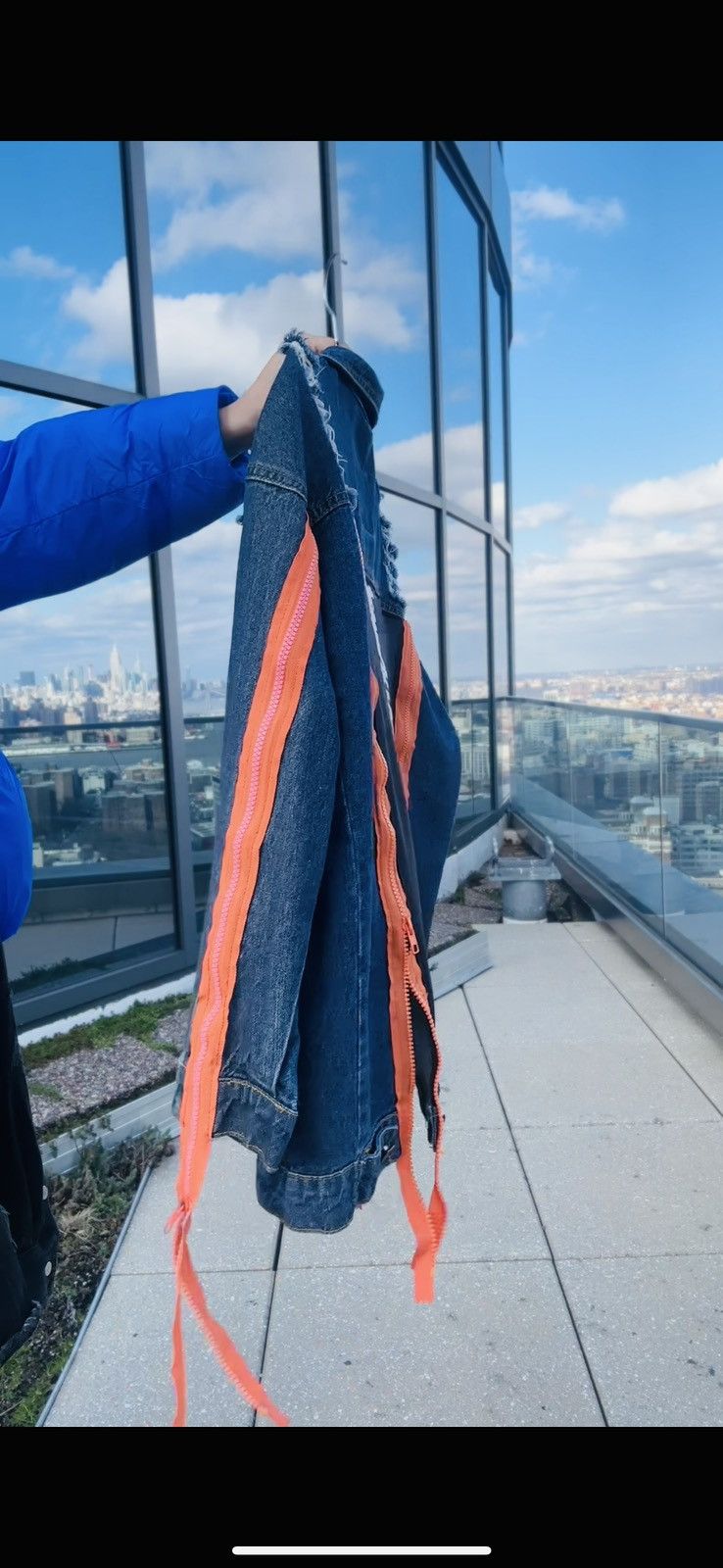 Other CUSTOM DENIM JACKET PUNK STYLE Size US M / EU 48-50 / 2 - 3 Thumbnail