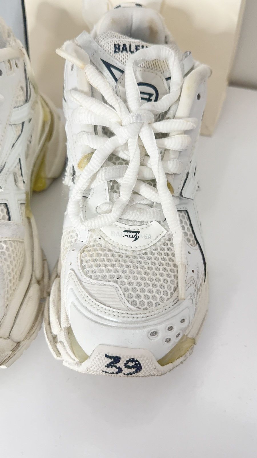 Balenciaga ✅ Balenciaga Runner 1 White 39 Low Size US 9 / IT 39 - 4 Thumbnail