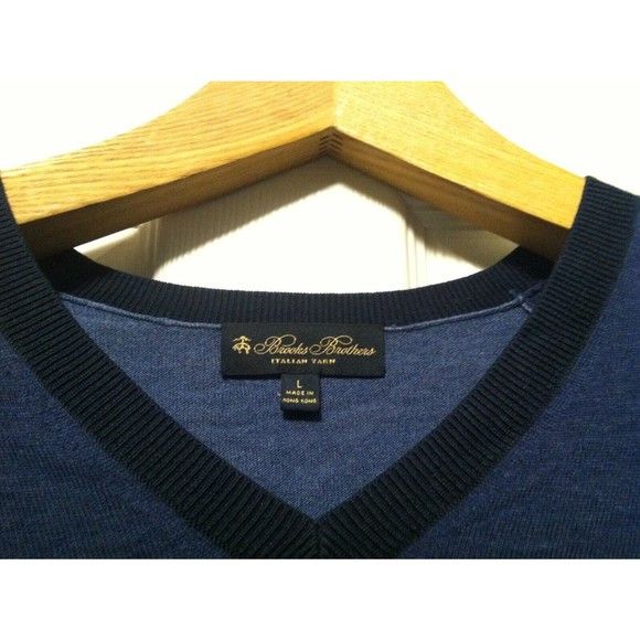 Brooks Brothers BROOKS BROTHERS MEN'S NEW 55%SILK 45%COTTON SWEATER SIZE: L Size US L / EU 52-54 / 3 - 4 Thumbnail