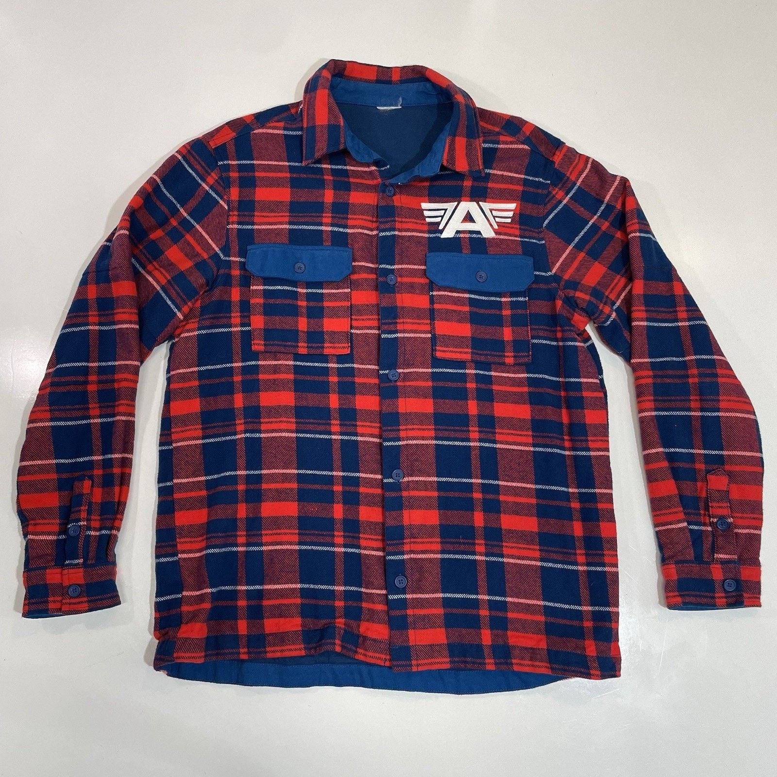 Marvel Comics MARVEL Captain America Shirt Mens Small Plaid Flannel Button Size US S / EU 44-46 / 1 - 1 Thumbnail