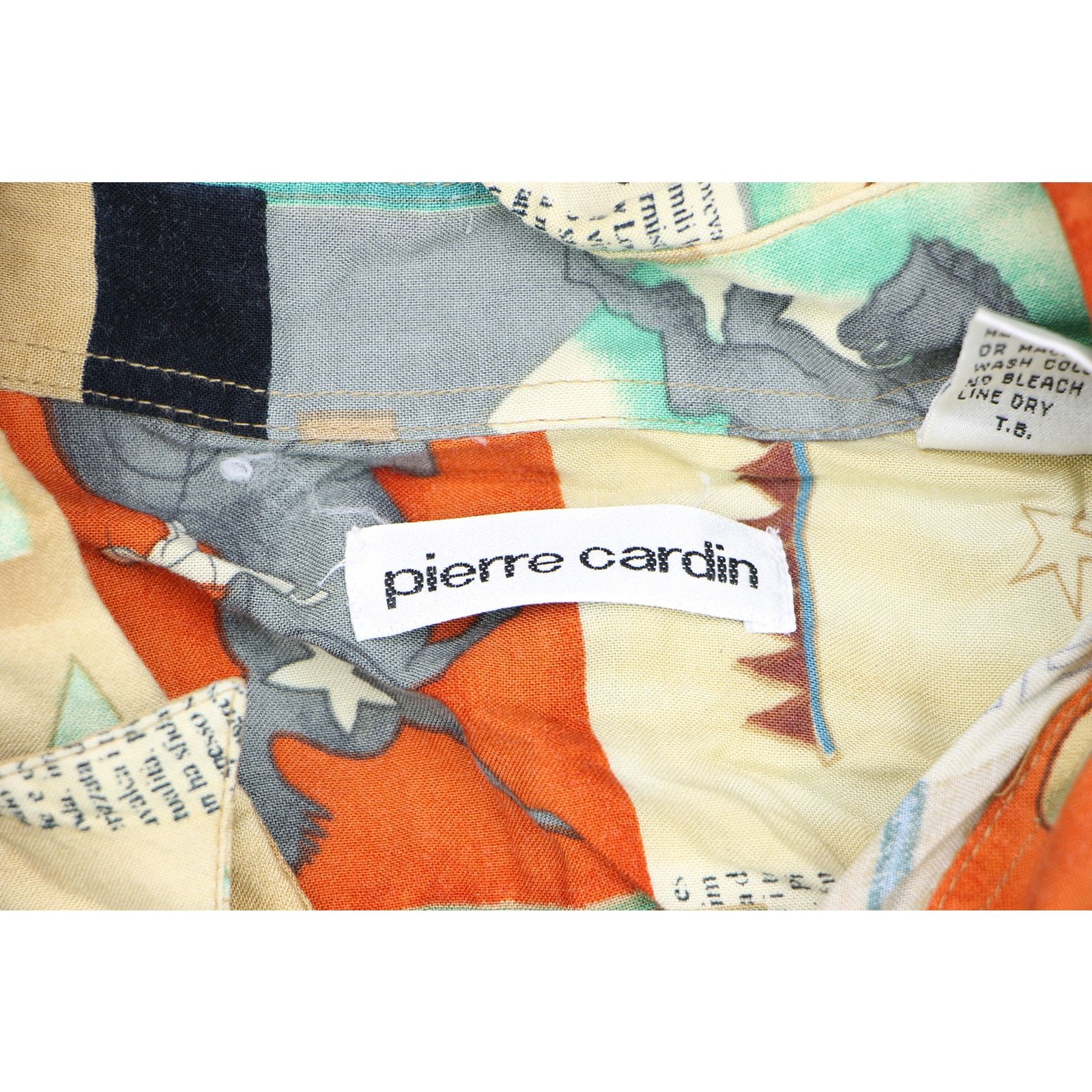 Pierre Cardin Pierre Cardin French LE REVEIL OUI SONNE Music Camp Shirt Size US L / EU 52-54 / 3 - 3 Thumbnail