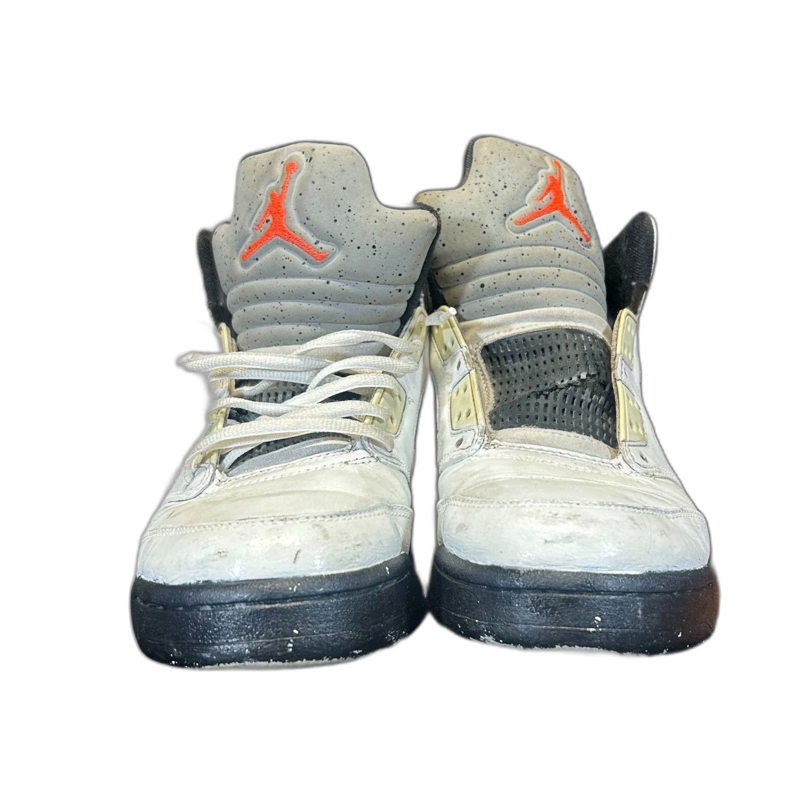 Jordan Brand Nike Air Jordan 5 V Custom Retro Pro Stars Mens 9 White Gree Size US 9 / EU 42 - 3 Thumbnail