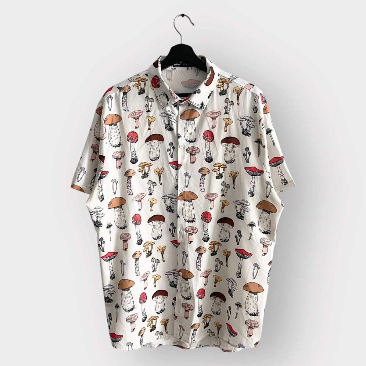 Other STEAL! Vintage 2000s Mushrooms Short Sleeves Shirt (2XL) Size US XXL / EU 58 / 5 - 1 Thumbnail