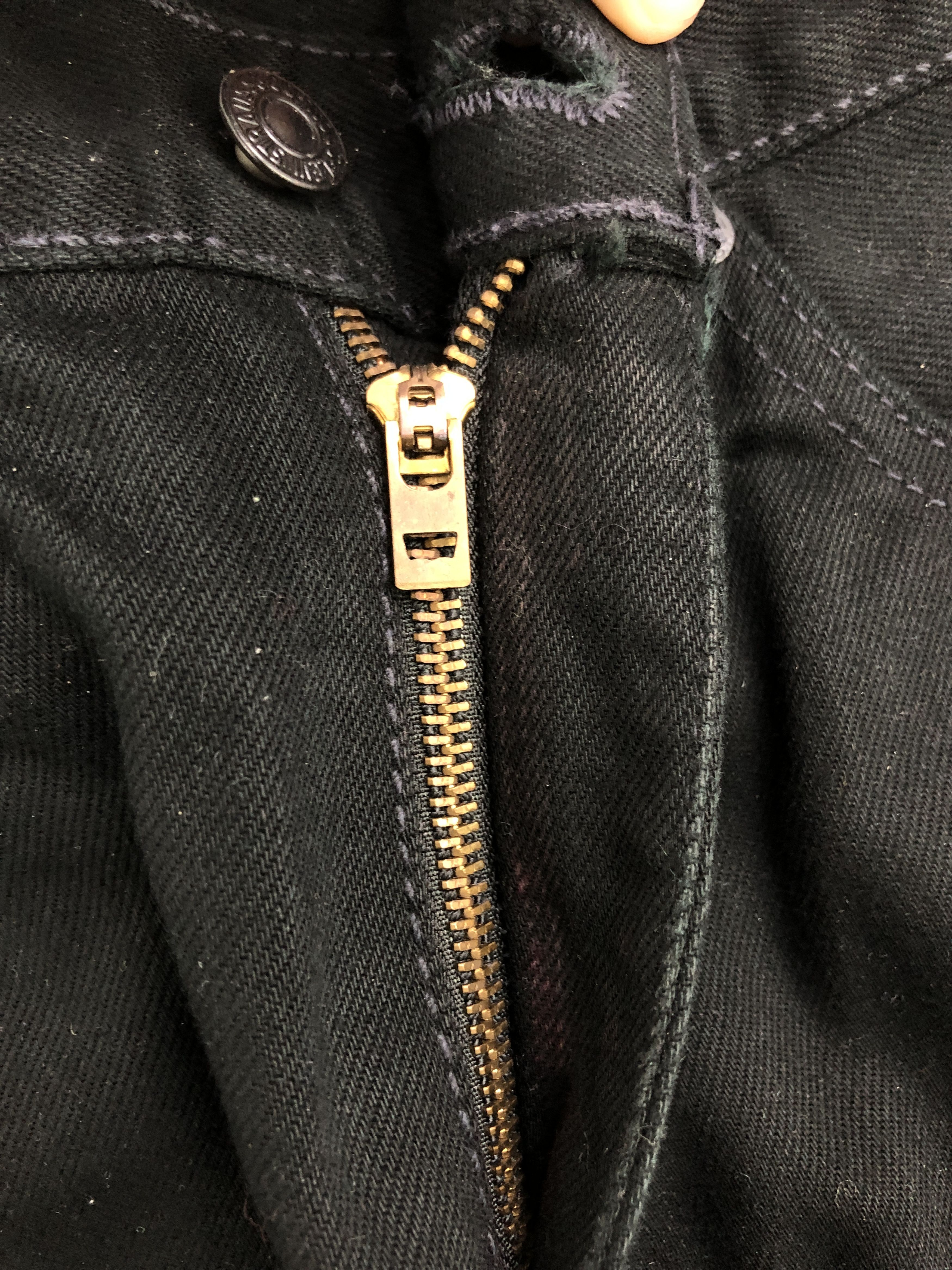 Levi's Vintage Levis 505 Full Black Jeans 28x29.5 S0018 Size US 28 / EU 44 - 12 Thumbnail