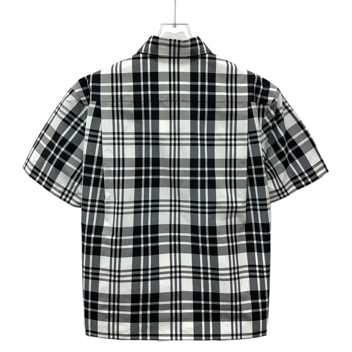 Dior Dior Black & White Plaid Cotton Short Sleeve Shirt K26WX Size XS / US 0-2 / IT 36-38 - 2 Thumbnail