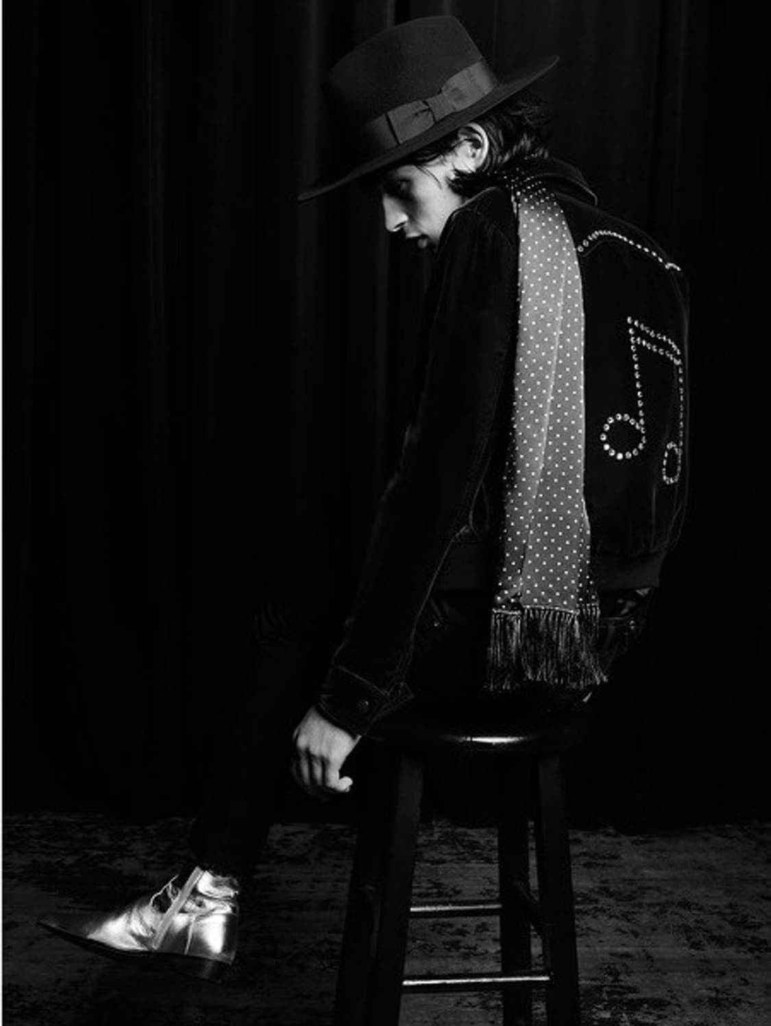 Saint Laurent Paris SAINT LAURENT PARIS BY HEDI SLIMANE 16AW/FW VELVET JACKET Size US S / EU 44-46 / 1 - 5 Thumbnail