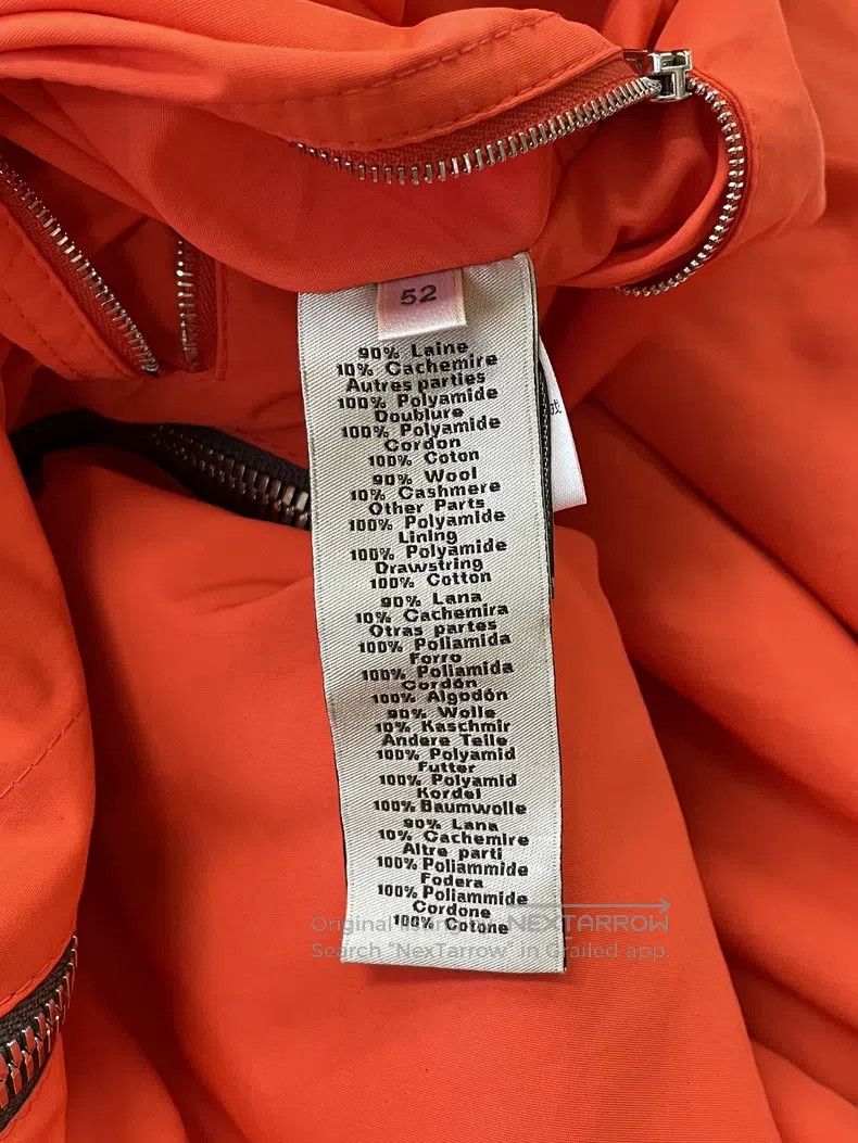 Hermes Hermes Men's Color Blocked Wool Hooded Jacket Size US L / EU 52-54 / 3 - 5 Thumbnail