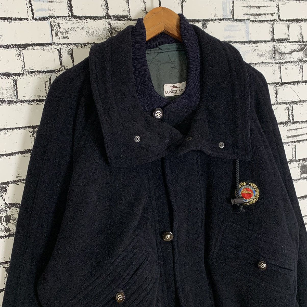 Longchamp Vintage Longchamp Paris Wool Bomber Jacket Size US M / EU 48-50 / 2 - 4 Thumbnail