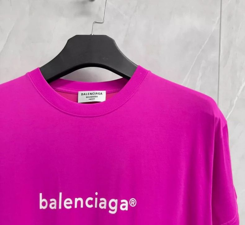 Balenciaga Balenciaga Chest Logo mailbox short sleeve Size US M / EU 48-50 / 2 - 2 Thumbnail