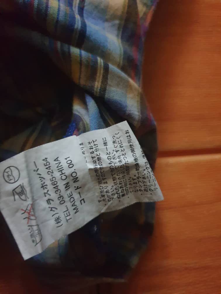 Japanese Brand Checkered chambray retro shirt Size XXS / US 00 / IT 34 - 4 Thumbnail