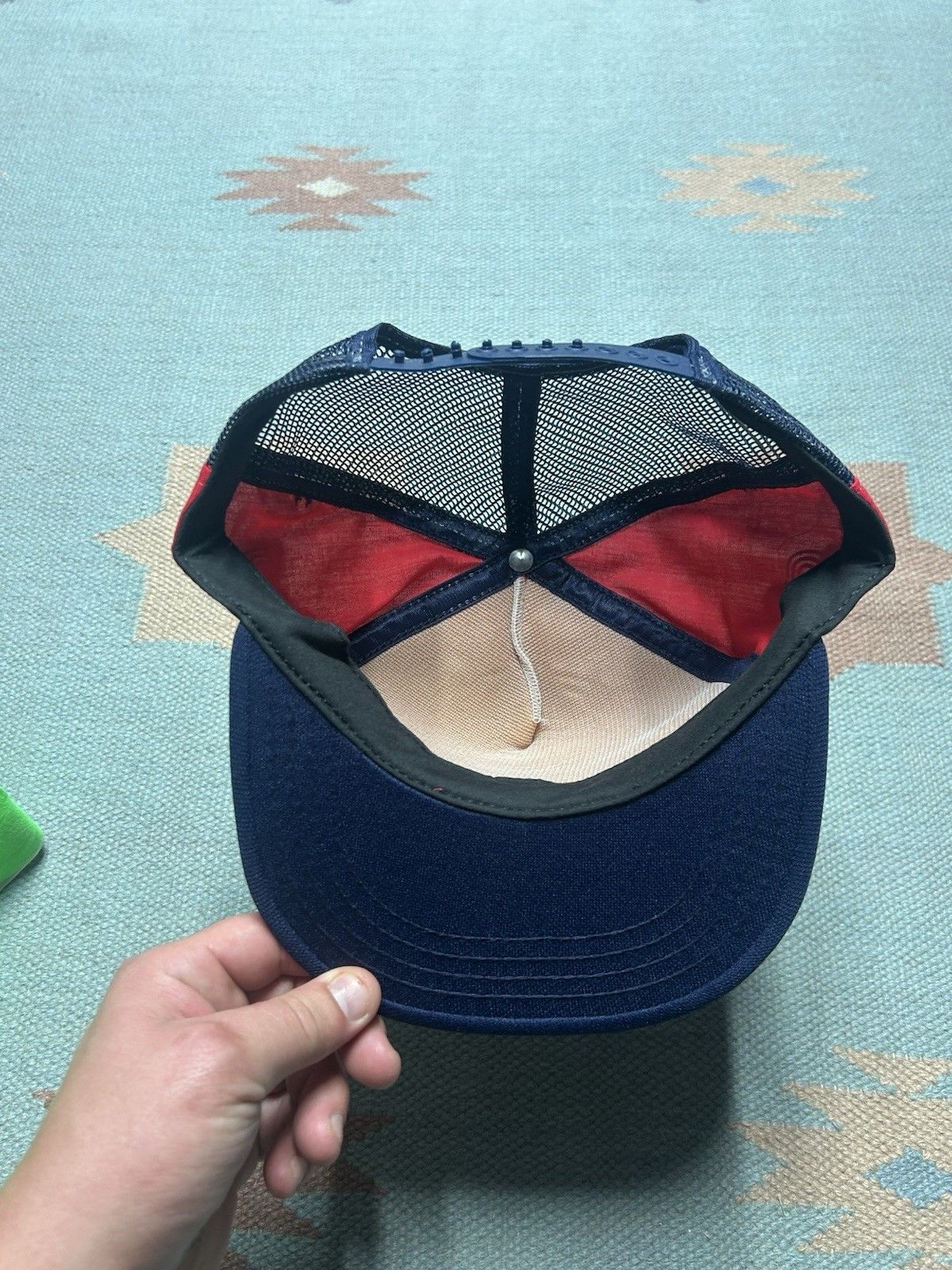 Vintage 80s trucker hat 1984 Olympics Los Angeles California champio Size ONE SIZE - 5 Thumbnail