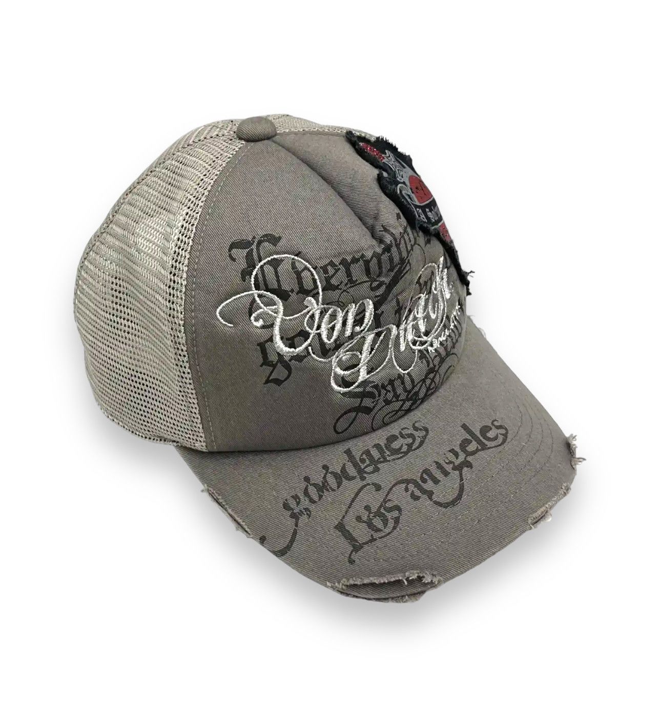 Von Dutch SICK 90’s VON DUTCH A SOLEMN PROMISE Heart Trucker Hat Size ONE SIZE - 6 Thumbnail