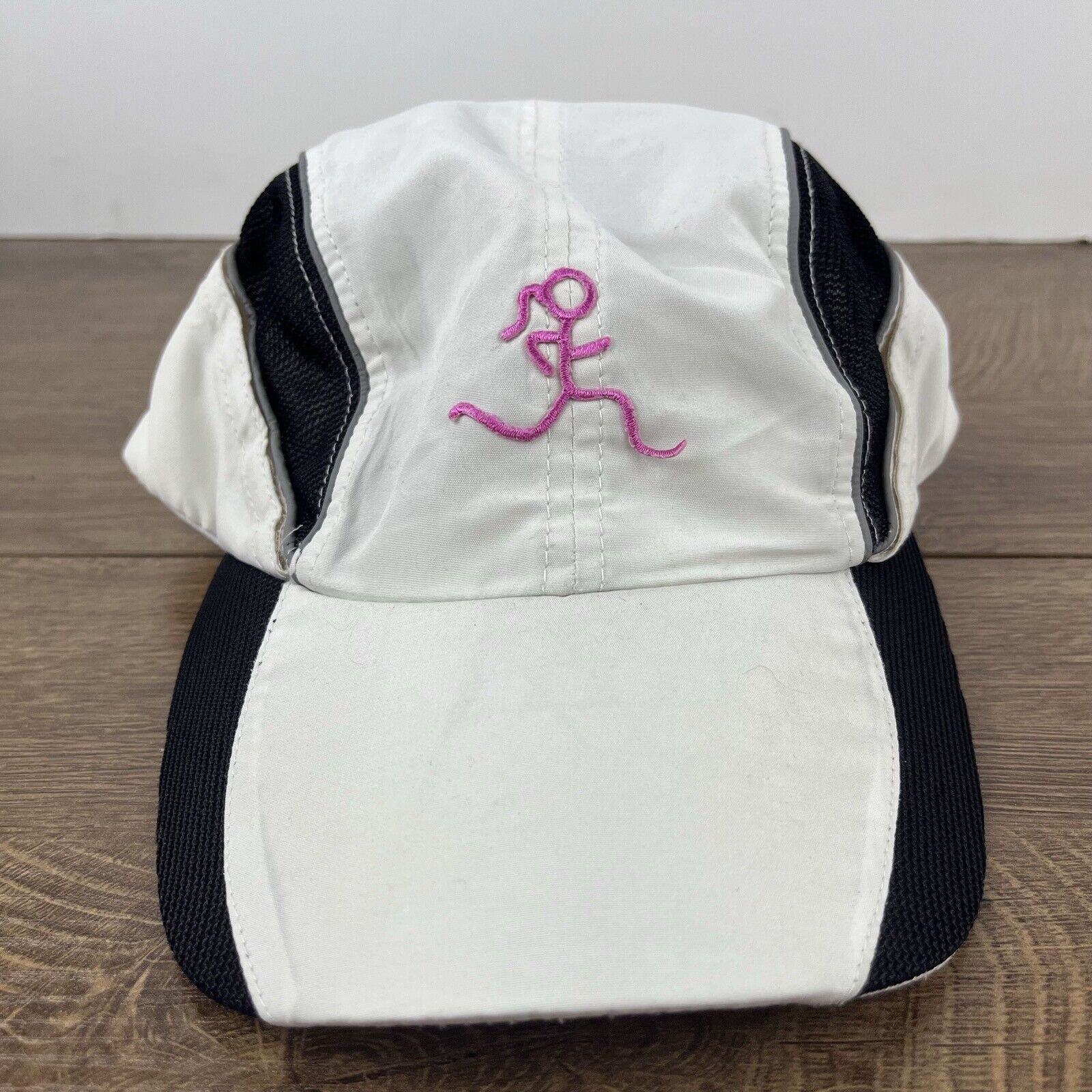 Other Run Hat Running Runners Hat White Cap Hat Adjustable Hat Whi Size ONE SIZE - 5 Thumbnail