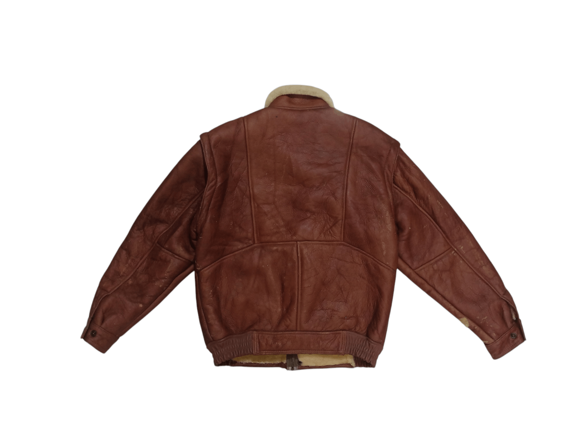 Canterbury of New Zealand Rare Vintage B-3 Canterbury Sheepskin Leather Fur Jacket Size US M / EU 48-50 / 2 - 2 Thumbnail
