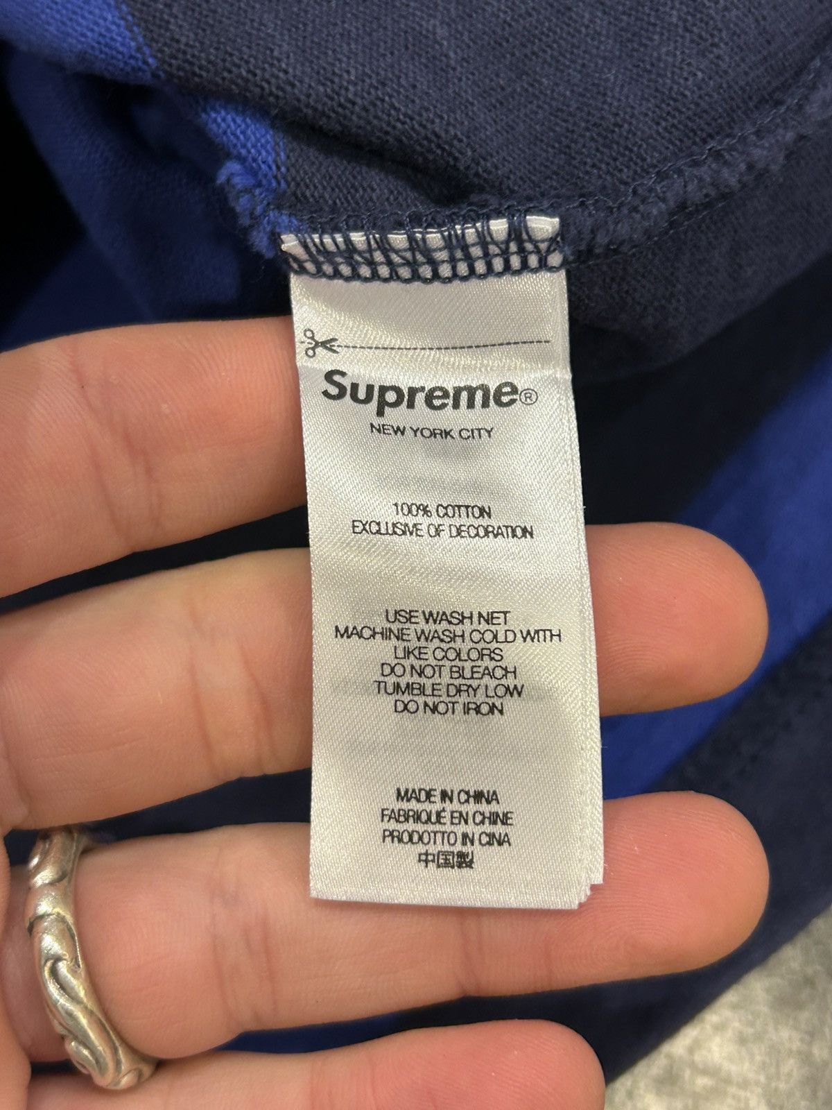 Supreme Supreme Striped Rugby Size US XL / EU 56 / 4 - 4 Thumbnail