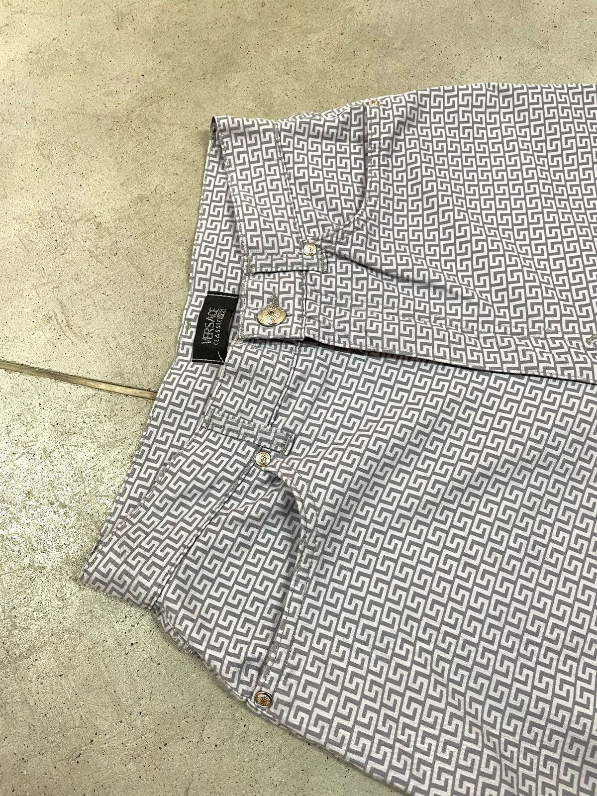 Versace 90’s Vintage Versace Monogram Pants US29 Size US 29 - 4 Thumbnail
