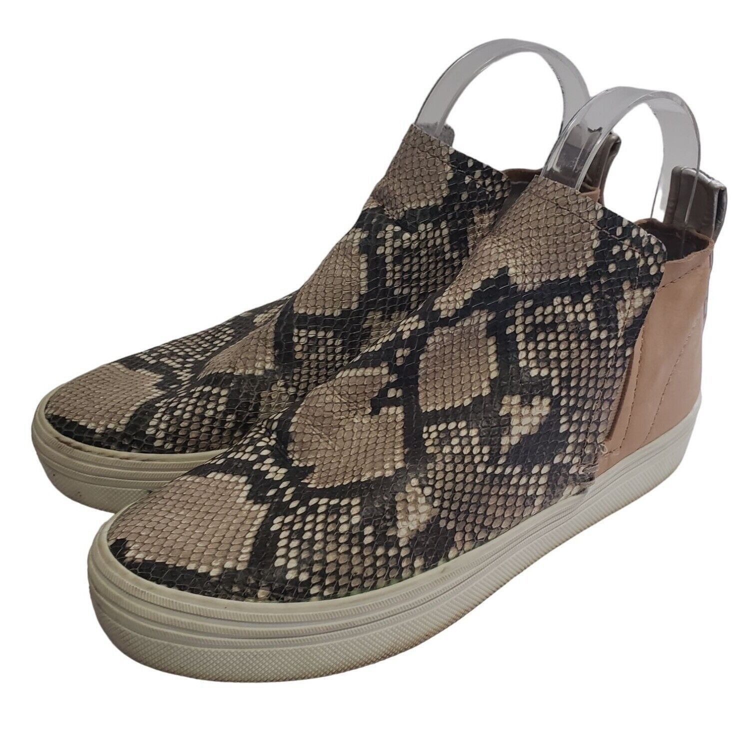 Dolce Vita Dolce Vita Tate Snake Print Leather Sneakers Shoes Womens 8 Grailed