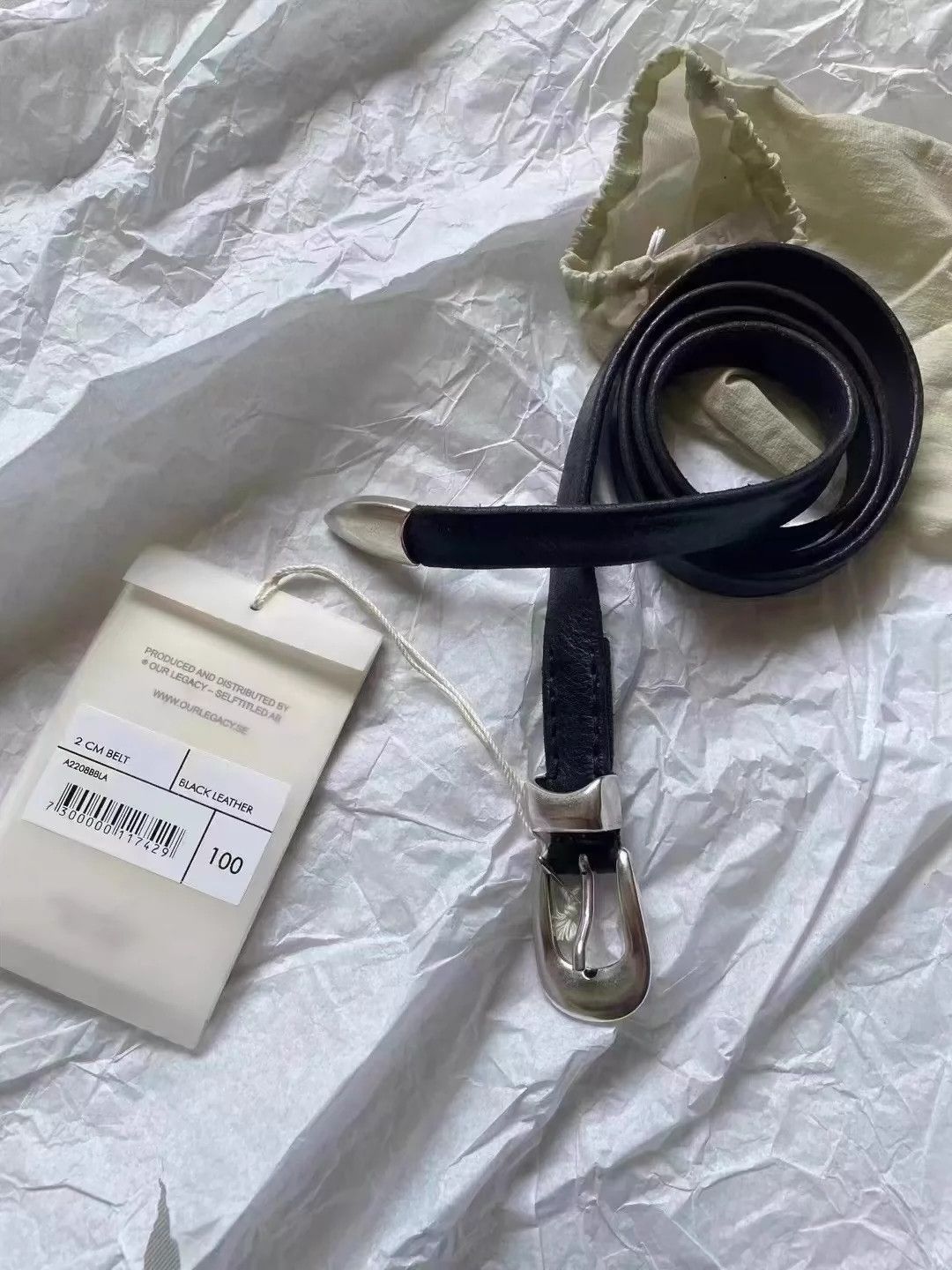 Our Legacy Our Legacy 4 cm Double Tongue Belt | Grailed