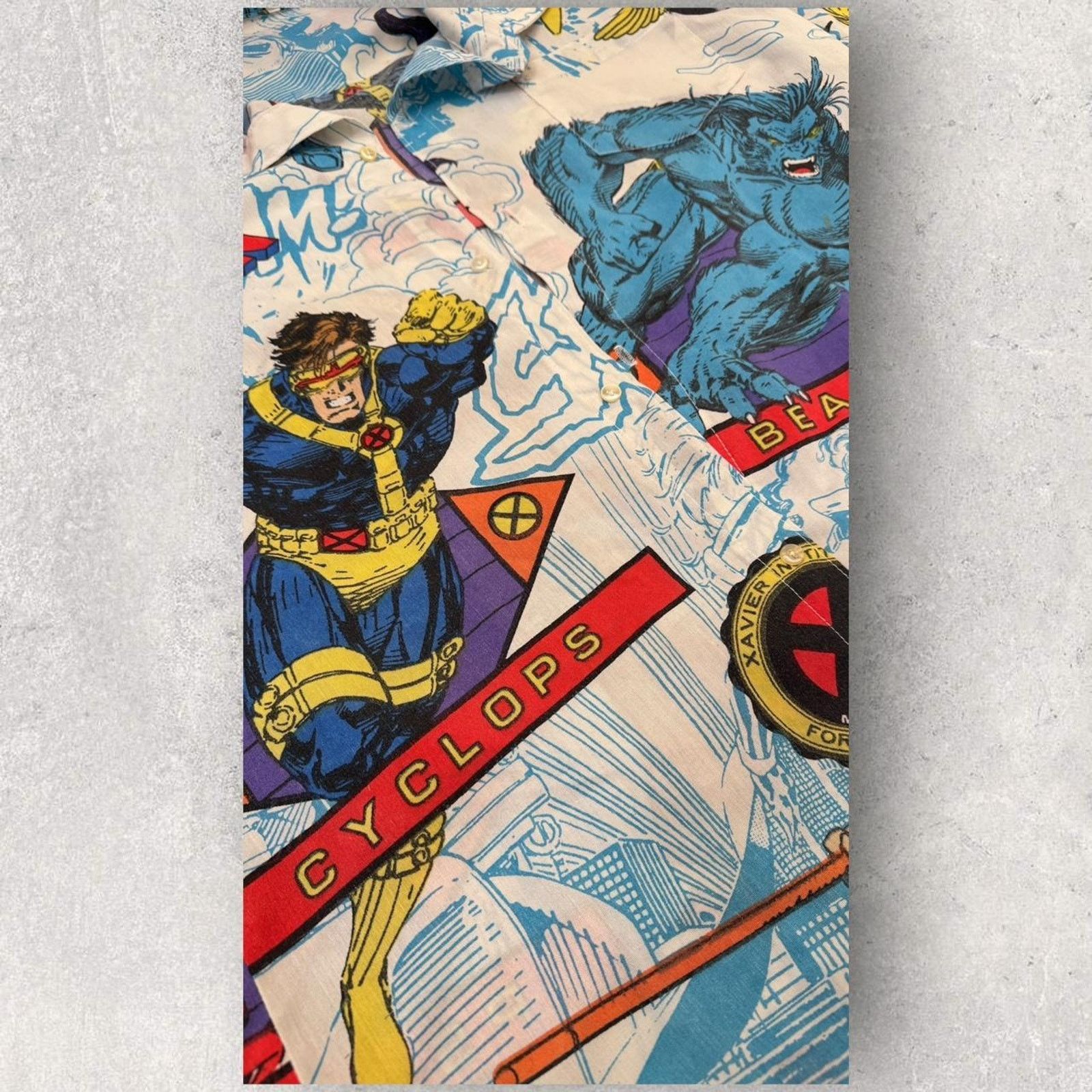 Marvel Comics Vintage 1990s marvel x men button Size US L / EU 52-54 / 3 - 7 Thumbnail