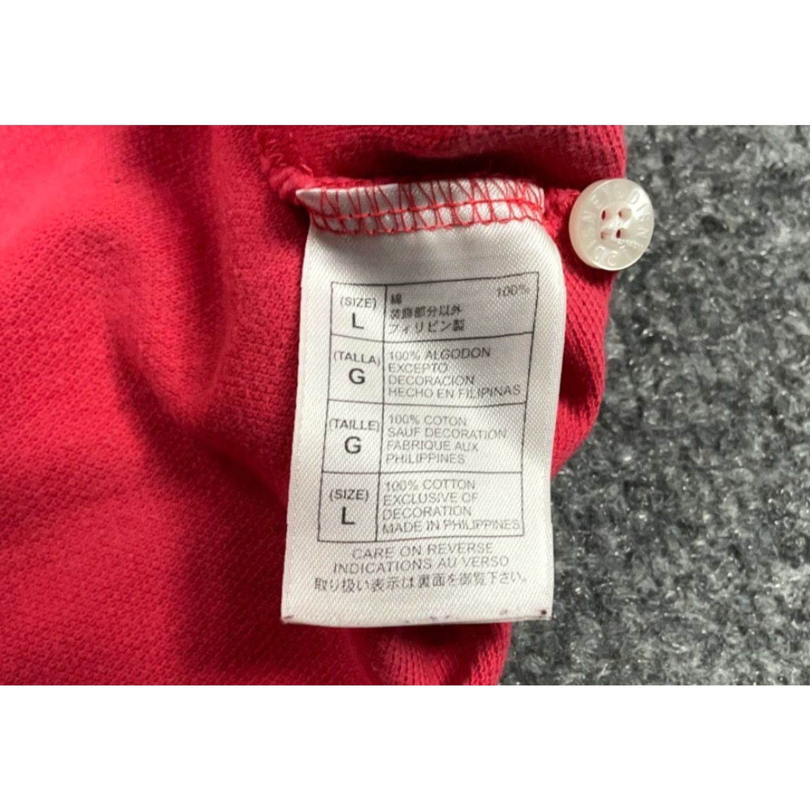 Disney Disney Parks Authentic Mickey Mouse Polo Shirt Men L Pink Cotton Polo Shirt Dark Pink 90s Cartoon Retro Embroidered Mickey Polo Short Sleeve Size US L / EU 52-54 / 3 - 4 Thumbnail