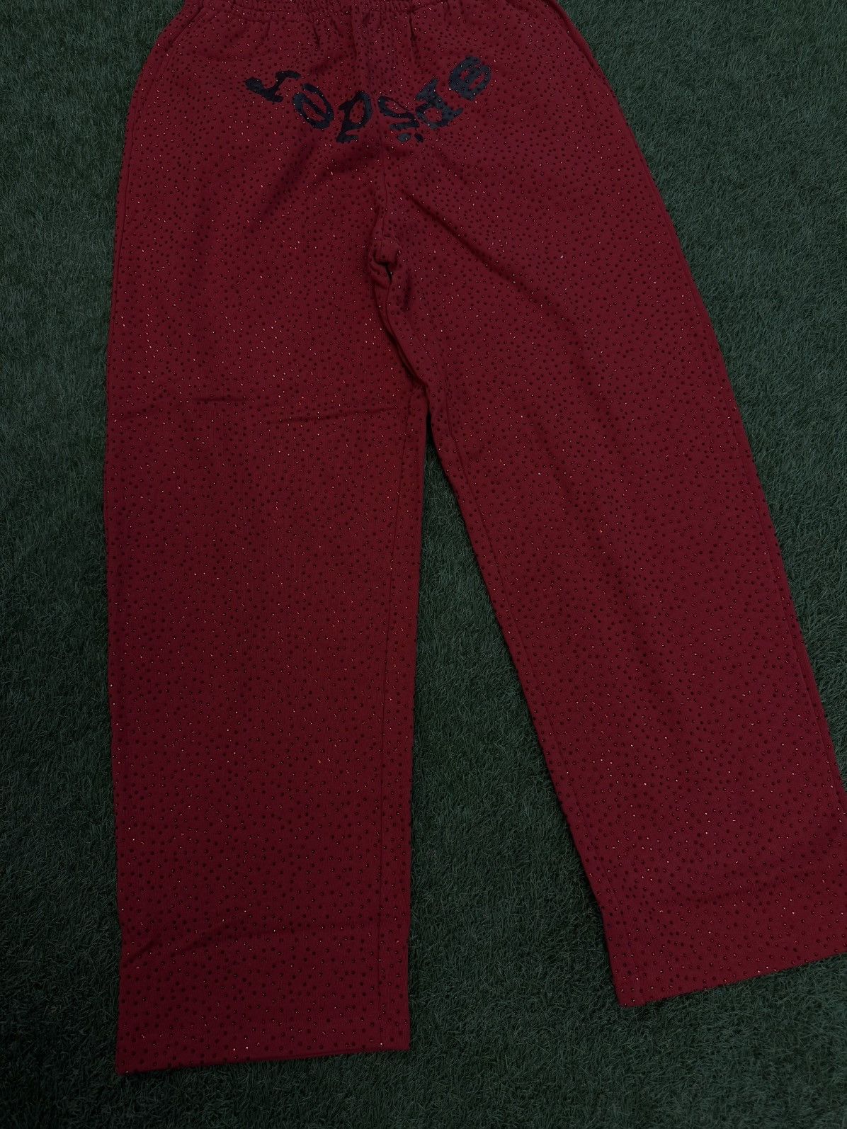 Sp5der Sp5der Worldwide Crystal VVS Stone Sweatpants L (NEW) Size US 32 / EU 48 - 2 Thumbnail