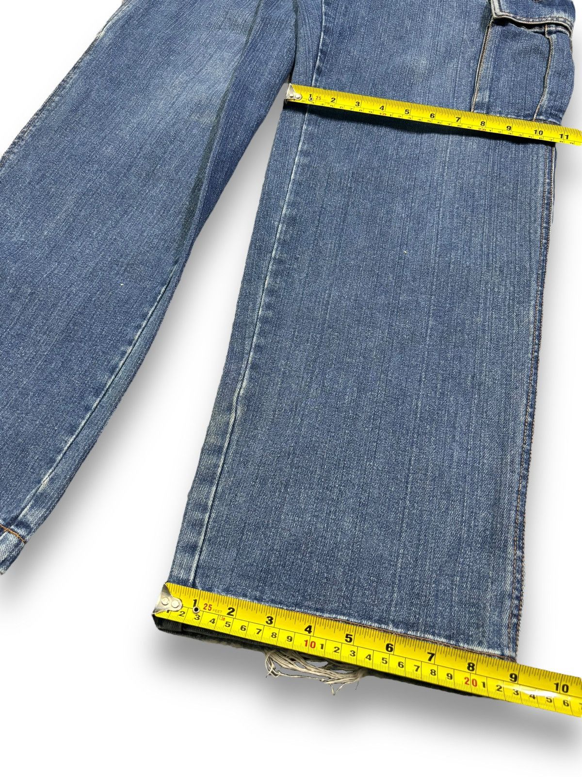 Airwalk Vintage Airwalk Blue Wash Faded Baggy Carpenter Cargo Jeans Size US 31 - 20 Thumbnail