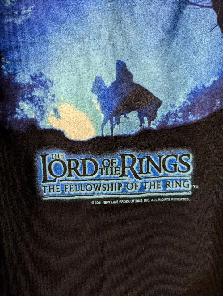 Other Official 2001 LOTR Ringwraith Fellowship Promo Tolkien XL Size US XL / EU 56 / 4 - 4 Thumbnail