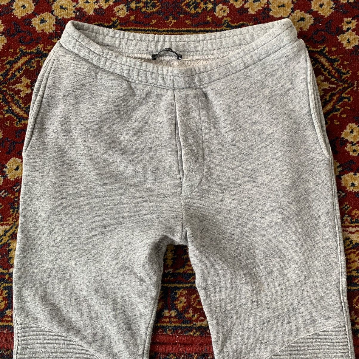 Balmain grey biker sweatpants
