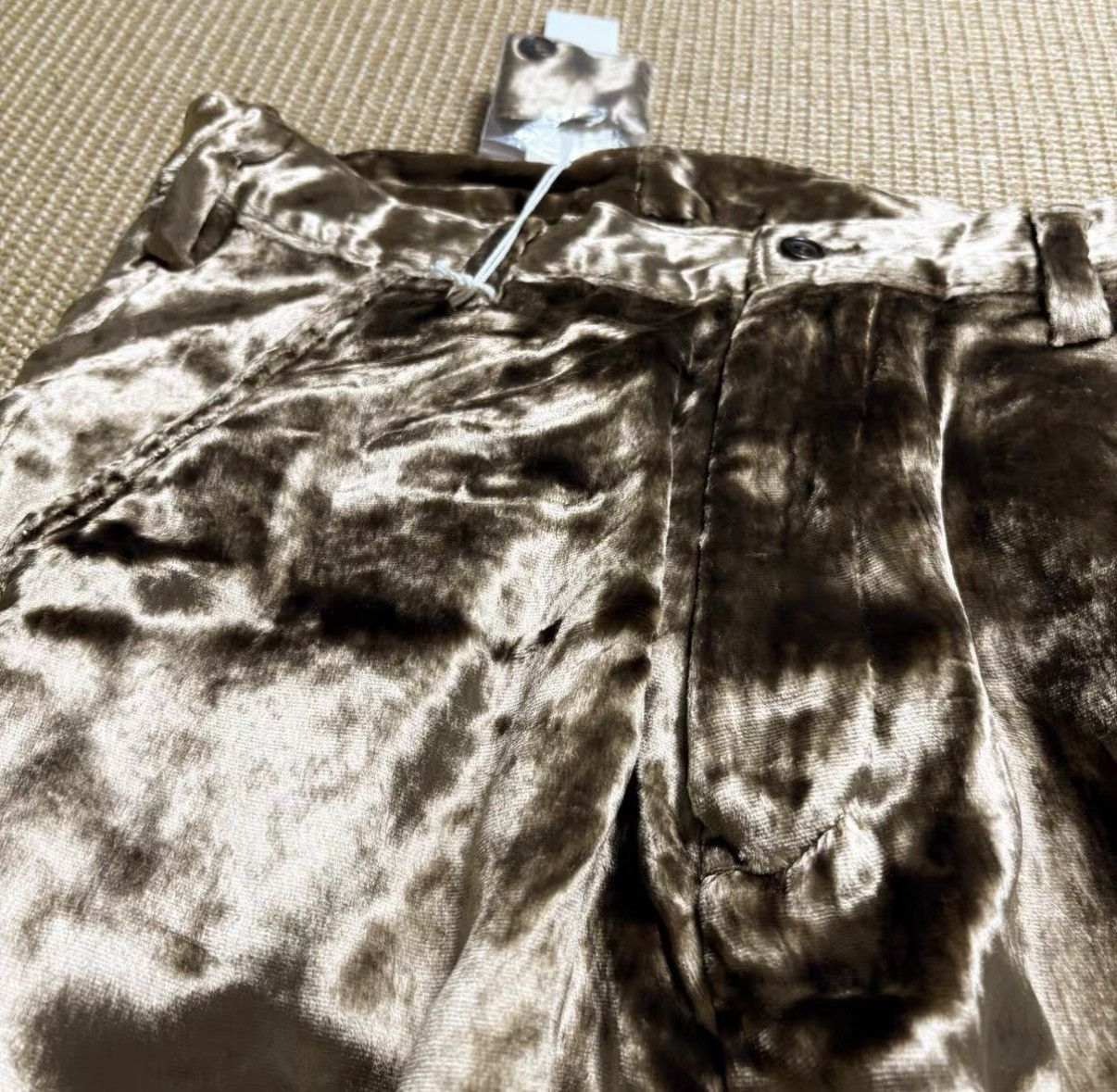 Sulvam Sulvam 20AW Midnight Gold Velvet Pants J29 Size US 34 / EU 50 - 3 Thumbnail