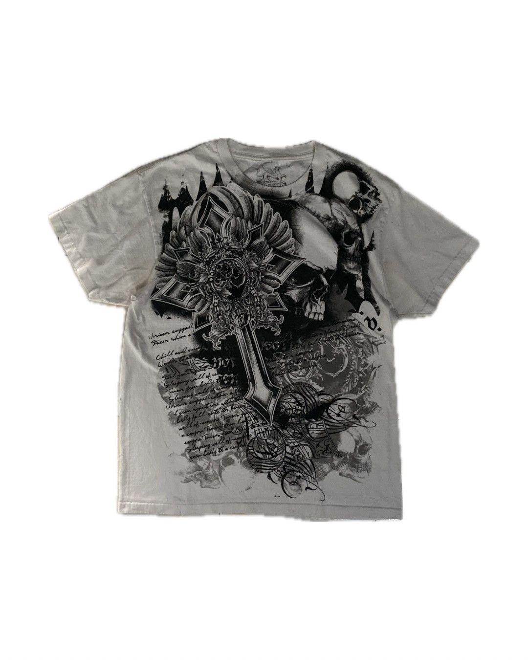 Affliction Chamistry Skull And Cross Tee Size US L / EU 52-54 / 3 - 1 Thumbnail
