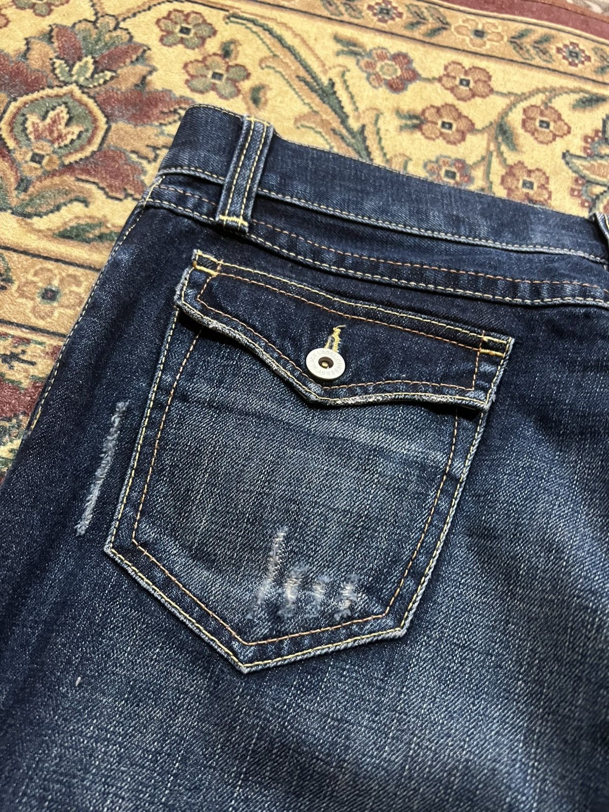 💥Flare💥Burberry Black Label Distressed Flare Jean