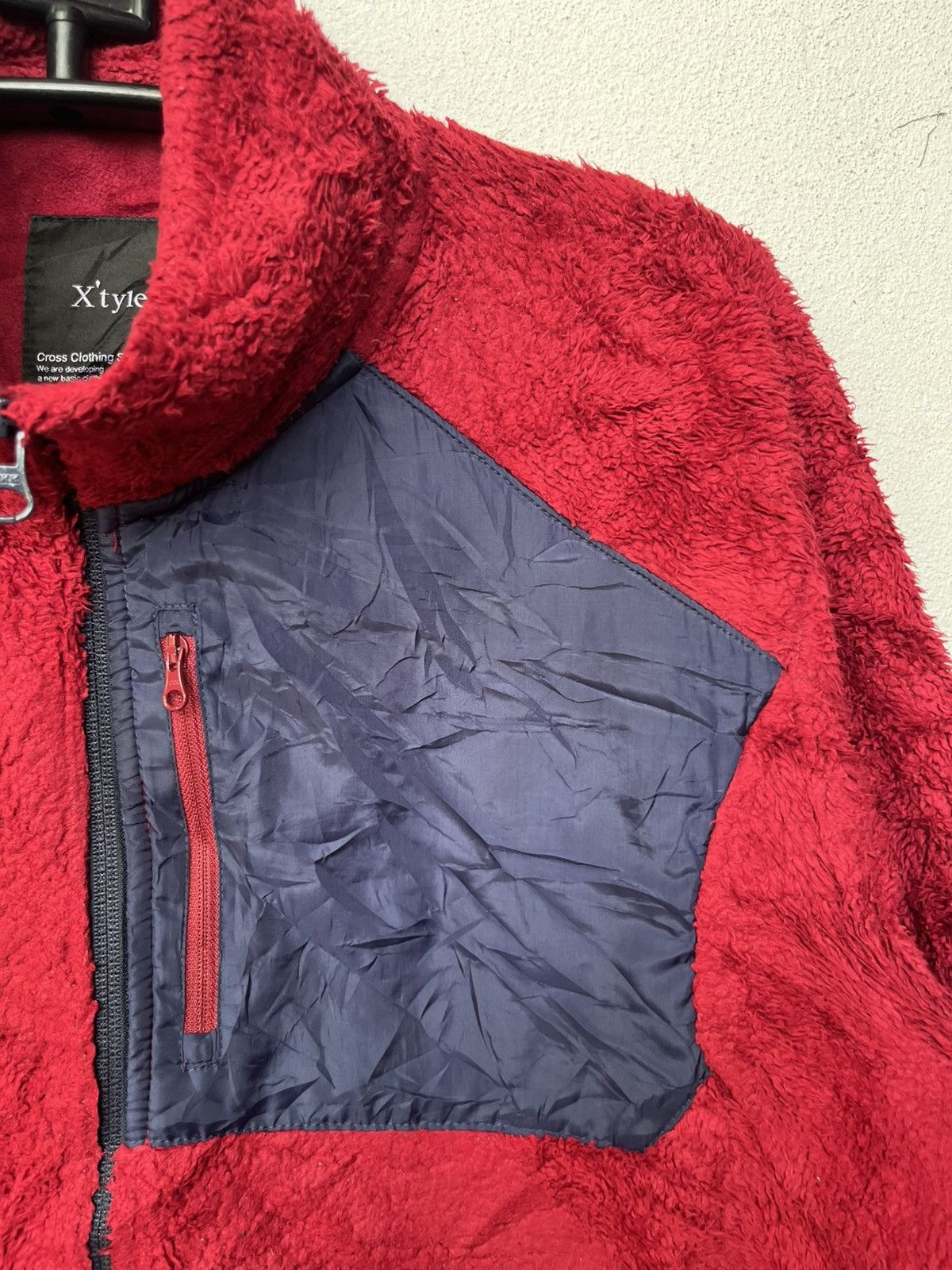 Outdoor Voices 💥X’tyle Rare Maroon Multipockets Oversized Maroon Fleece Size US XL / EU 56 / 4 - 5 Thumbnail