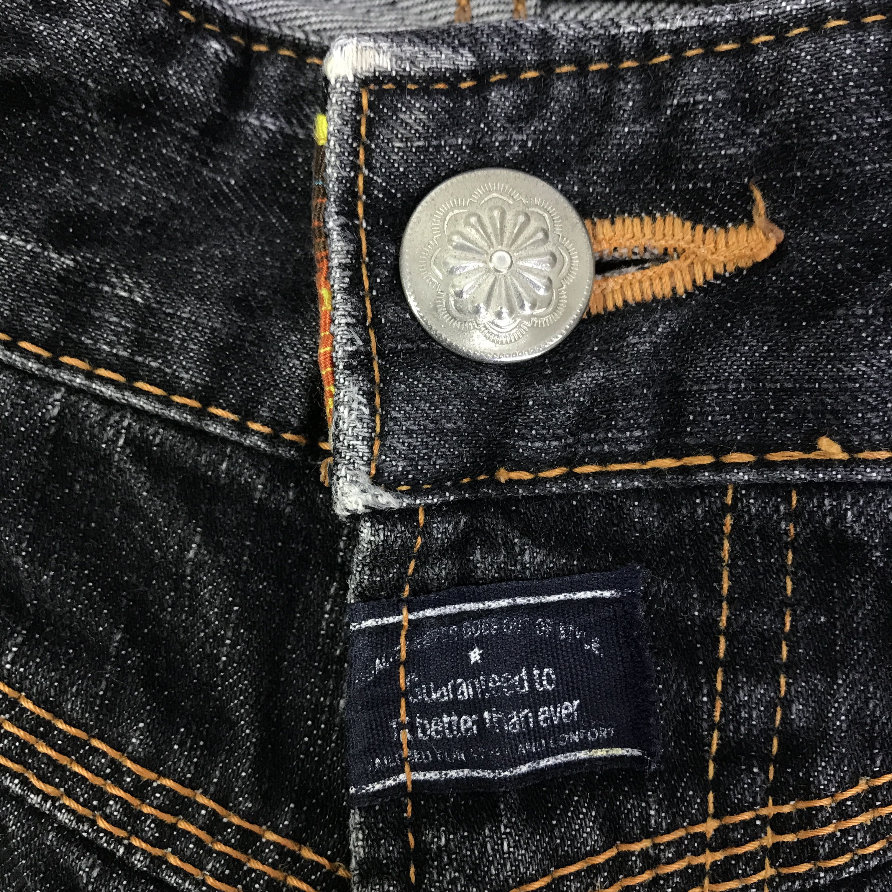 Edwin Vintage Edwin Black Faded Jeans pants K74B19 Size US 28 / EU 44 - 12 Thumbnail