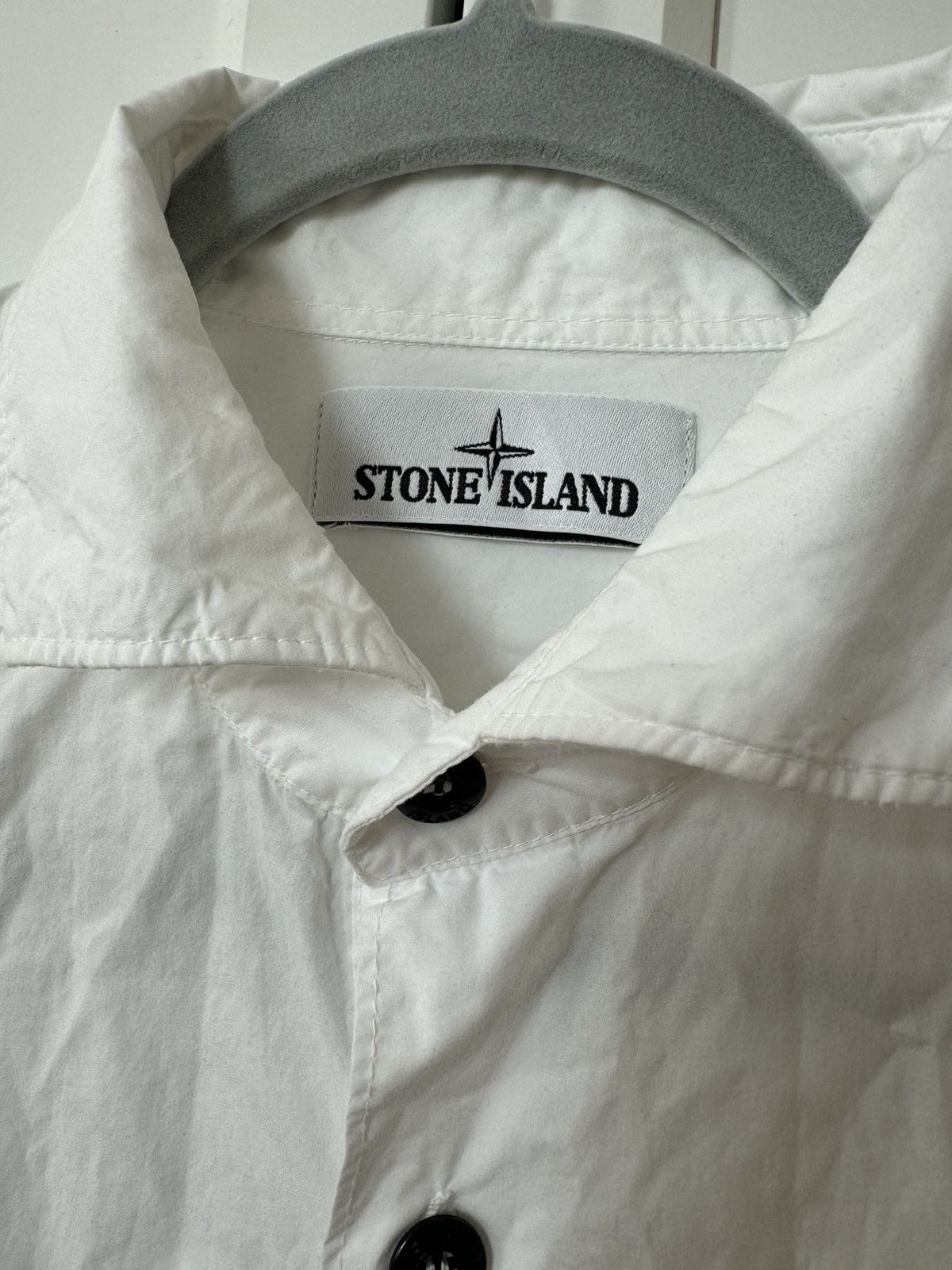Stone Island Stone Island white shirt with logo Size US M / EU 48-50 / 2 - 4 Thumbnail