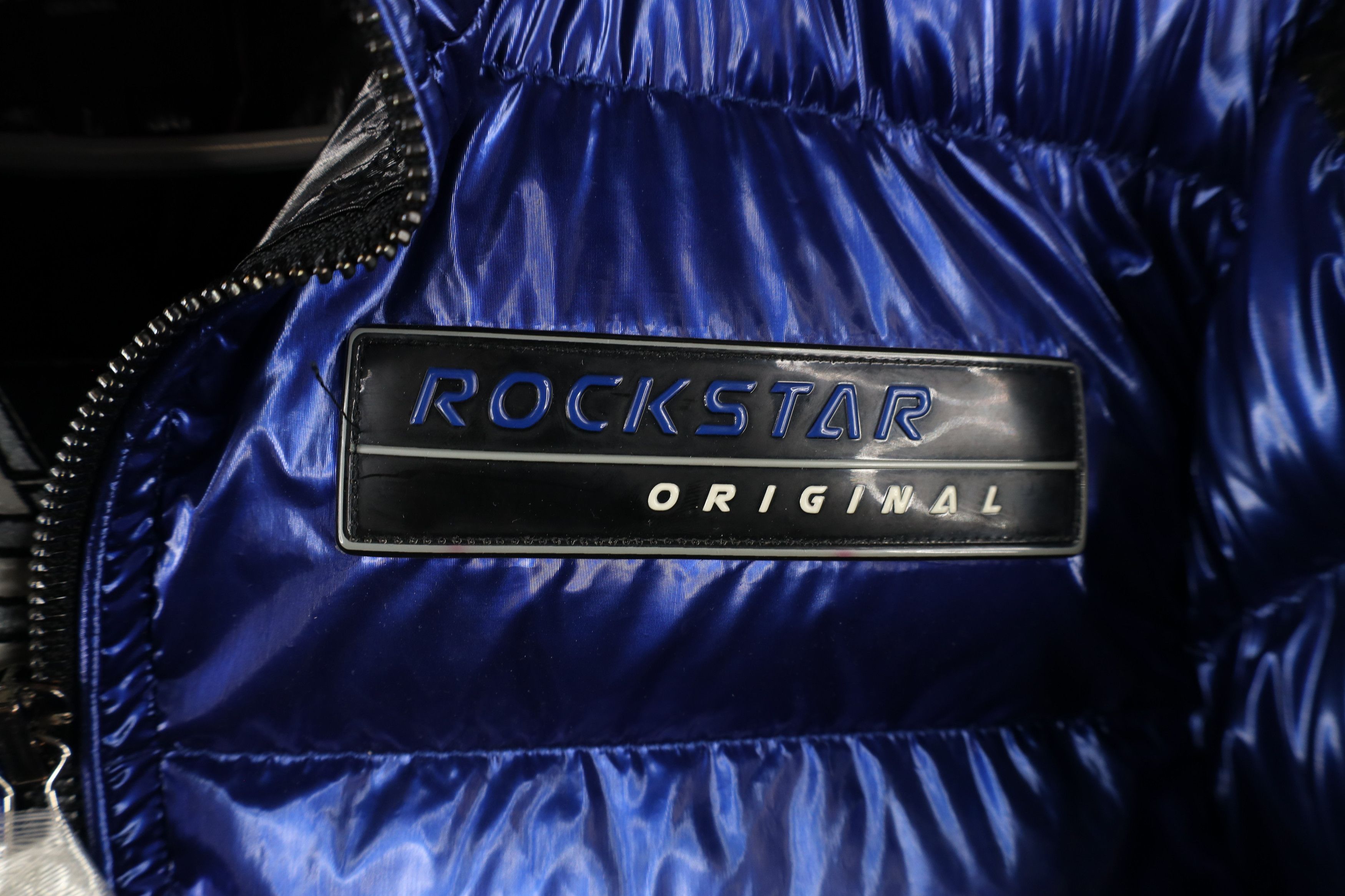 Vintage Vintage Y2K Rockstar Original Streetwear Space Puffer Jacket Size US L / EU 52-54 / 3 - 5 Thumbnail