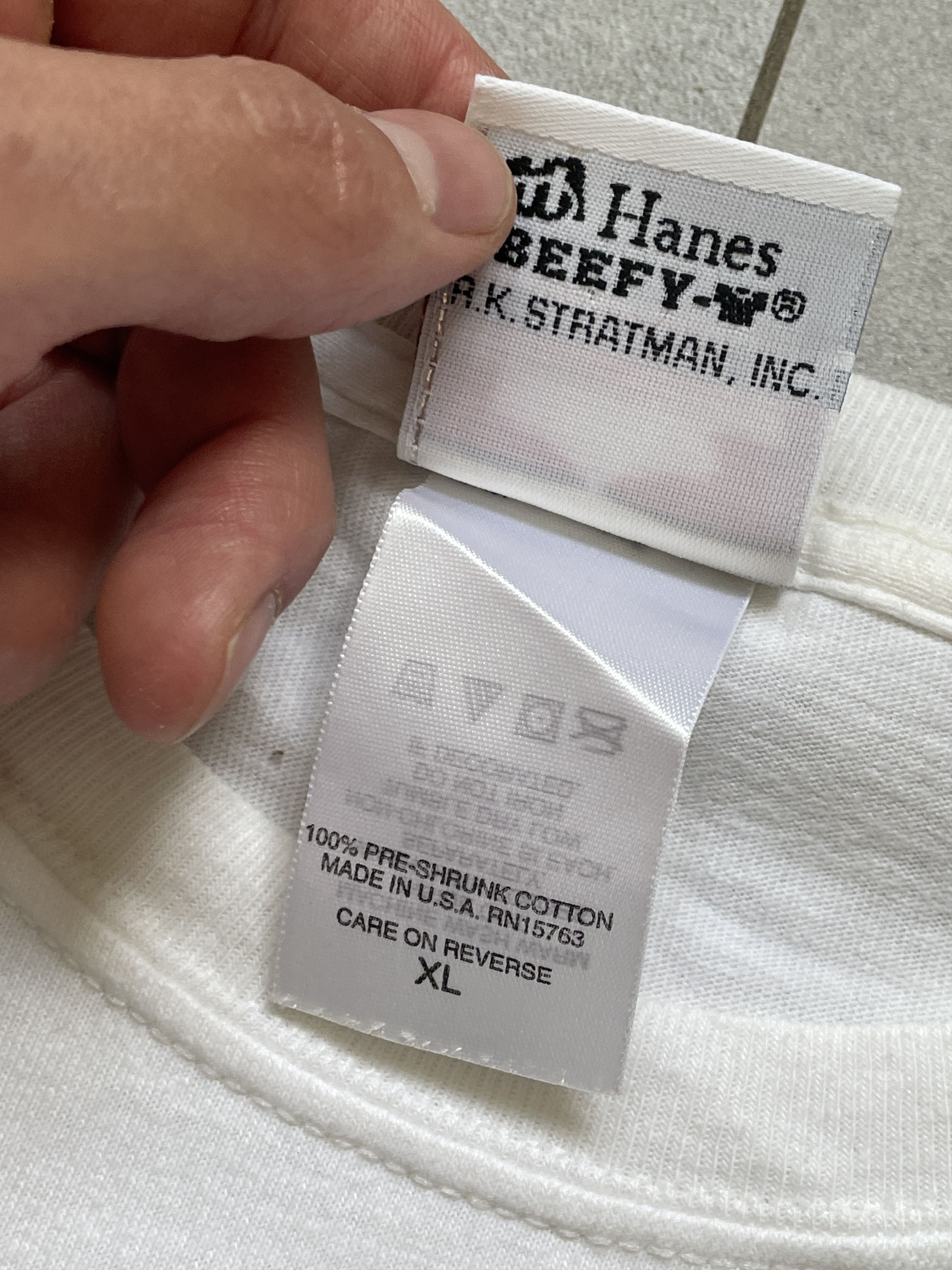 Harley Davidson VINTAGE HARLEY DAVIDSON 2002 DUDLEY PERKINS WHITE POCKET TEE Size US XL / EU 56 / 4 - 8 Thumbnail