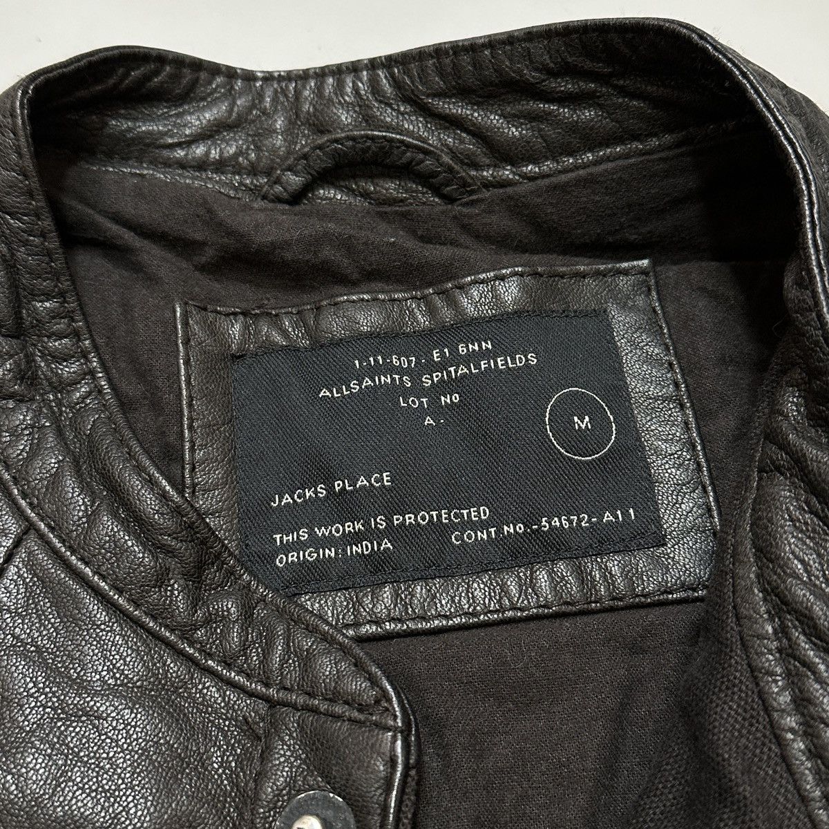 Allsaints × Saint Laurent Paris Allsaints Spitalfields Leather cargo Demon Jacket Shirt Size US M / EU 48-50 / 2 - 9 Thumbnail