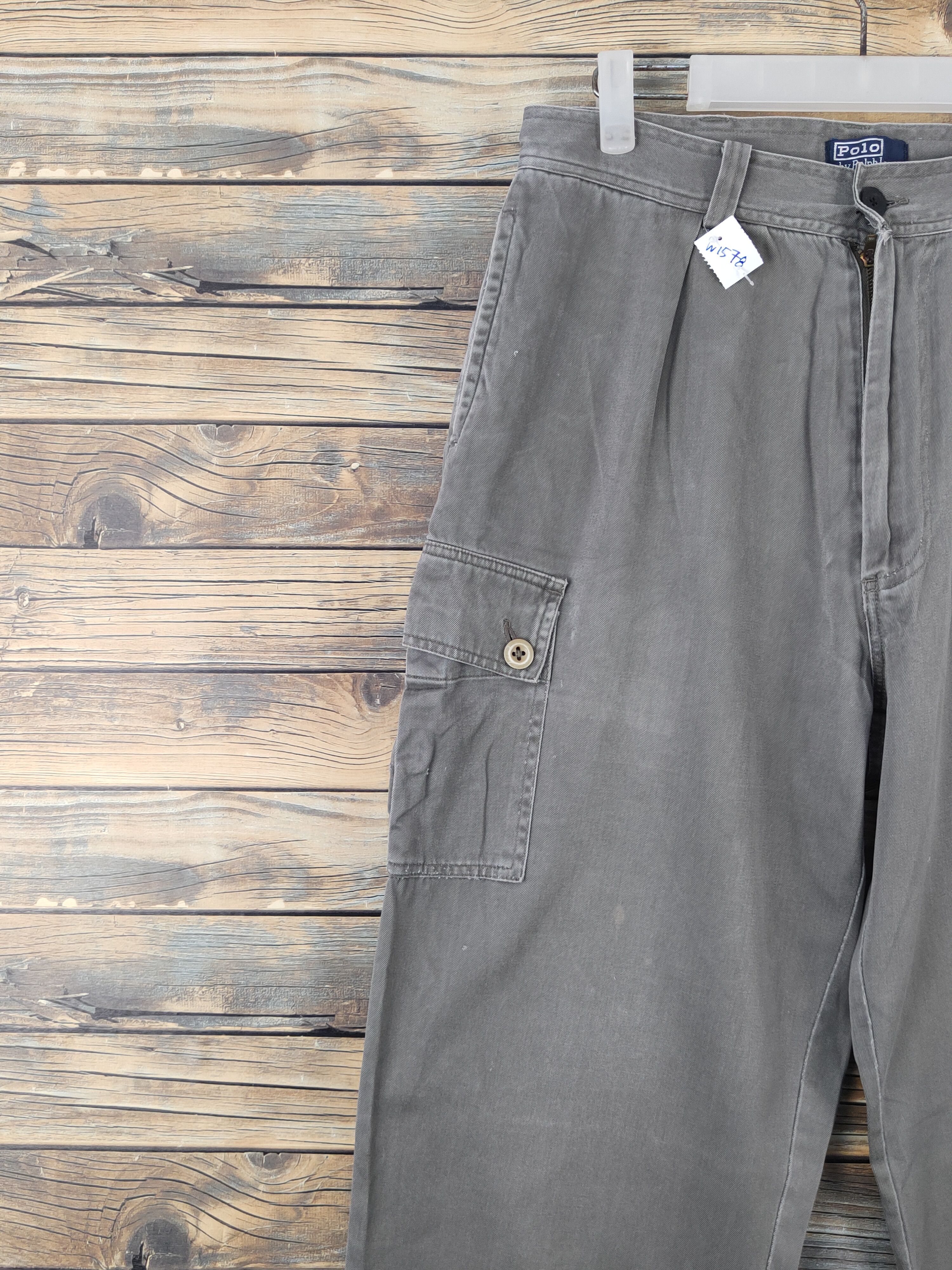 Polo Ralph Lauren Polo by Ralph Lauren Gray Multipocket Cargo Pants #W1578 Size US 32 / EU 48 - 3 Thumbnail